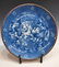 77: LARGE JAPANESE BLUE & WHITE CHARGER & PLATES - 2