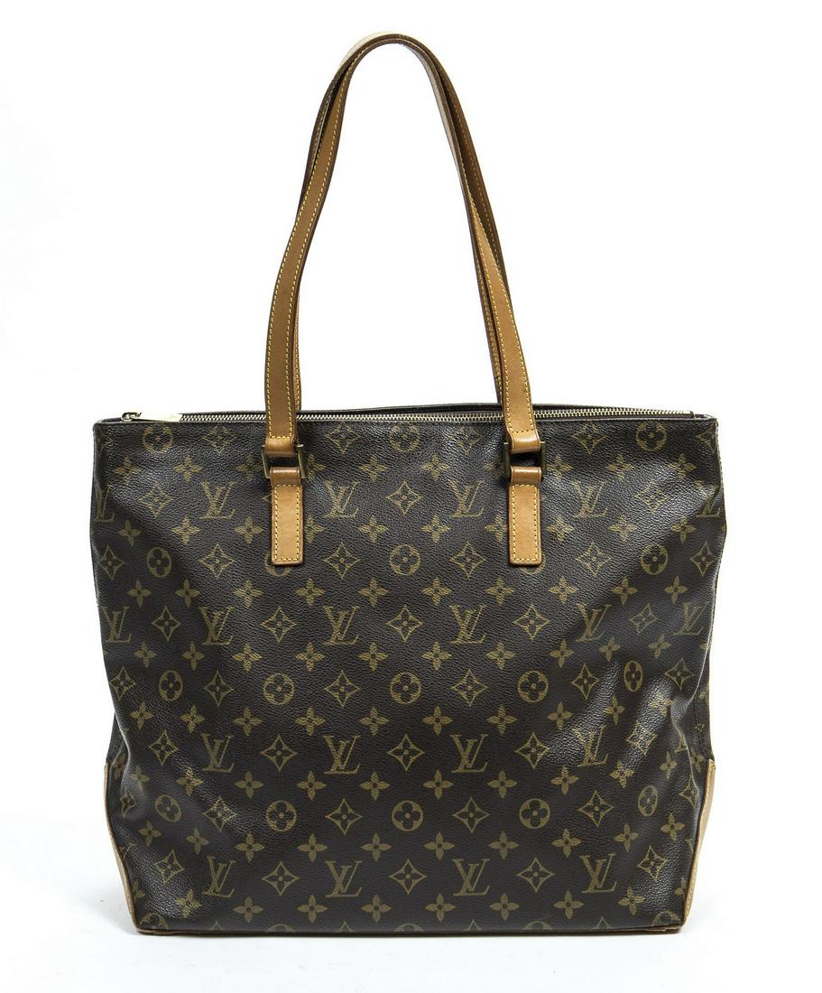 LOUIS VUITTON "CABAS MEZZO" MONOGRAM TOTE BAG (1 of 7)