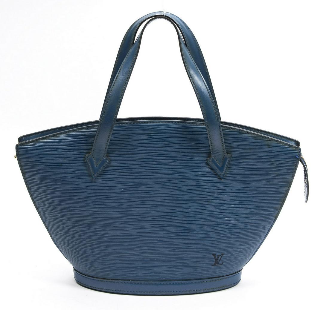 LOUIS VUITTON "ST. JACQUES PM" EPI LEATHER HANDBAG (1 of 8)