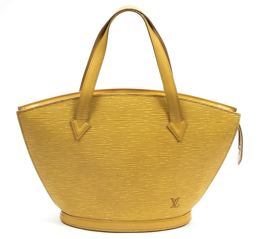 LOUIS VUITTON "ST. JACQUES PM" EPI LEATHER HANDBAG (1 of 8)