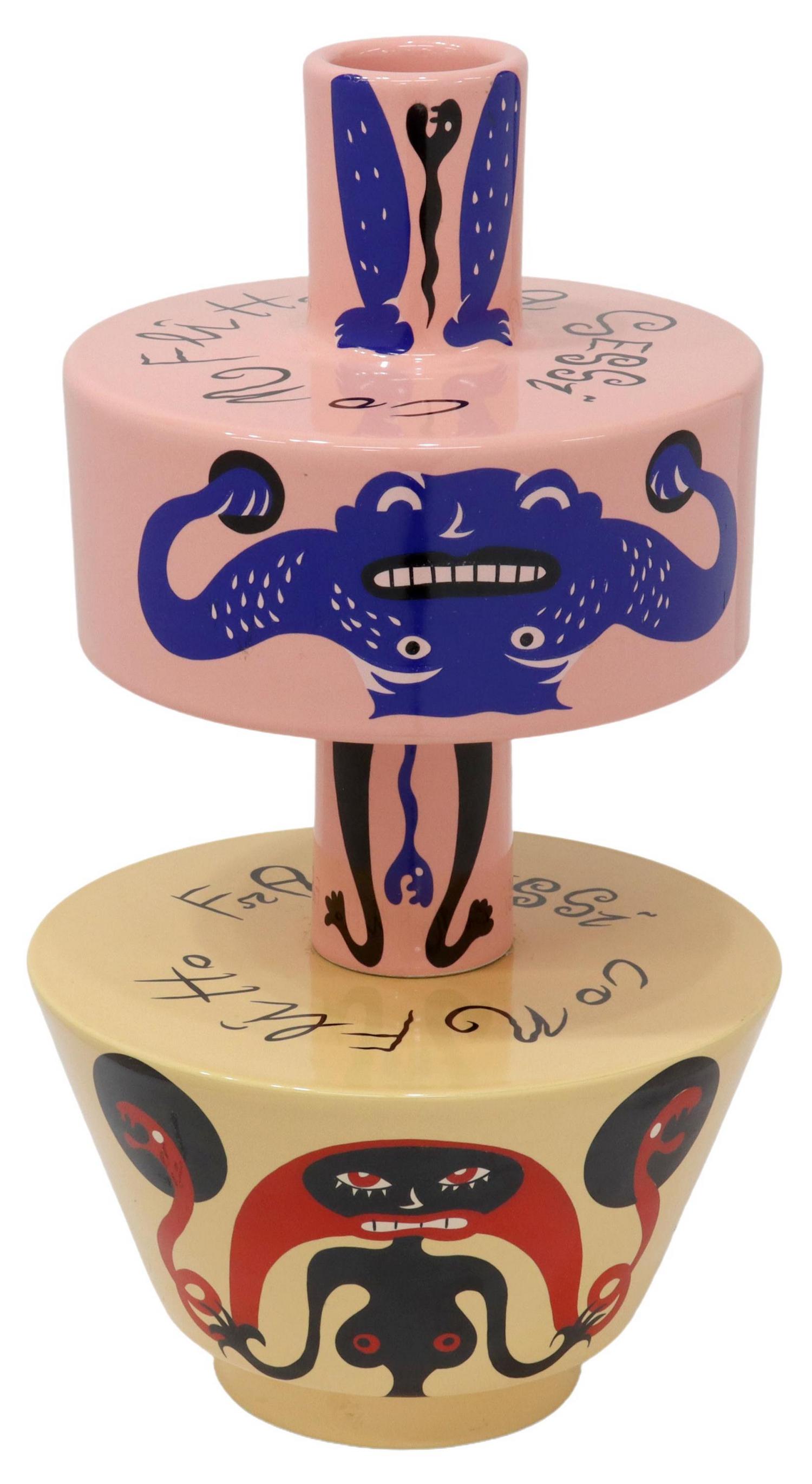 MEMPHIS MILANO ZANINI & GIACON BITOSSI VASE, 3/24 (1 of 5)