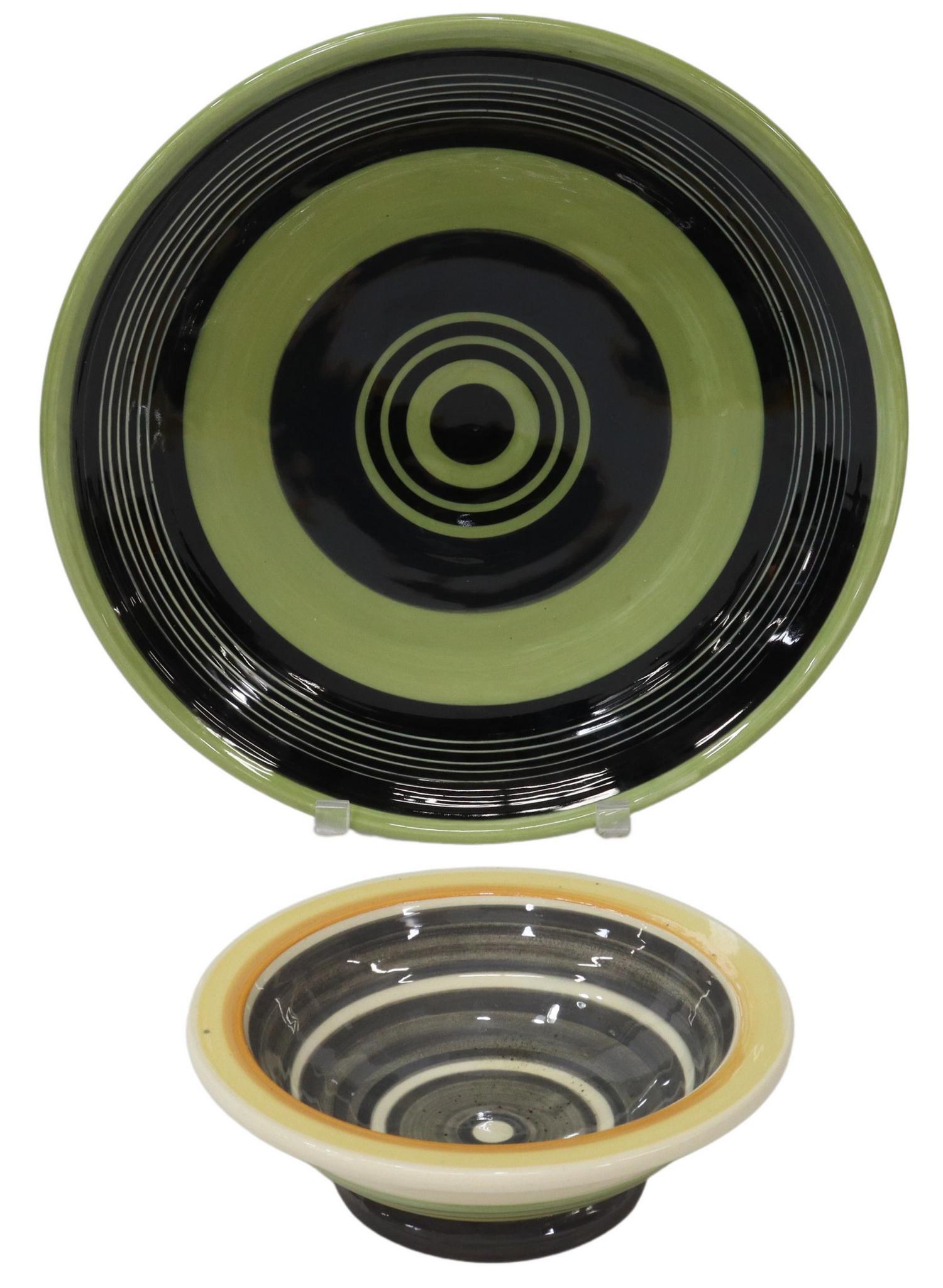 (2) PETER SHIRE (B.1947) EXPO CHARGER & BOWL (1 of 4)