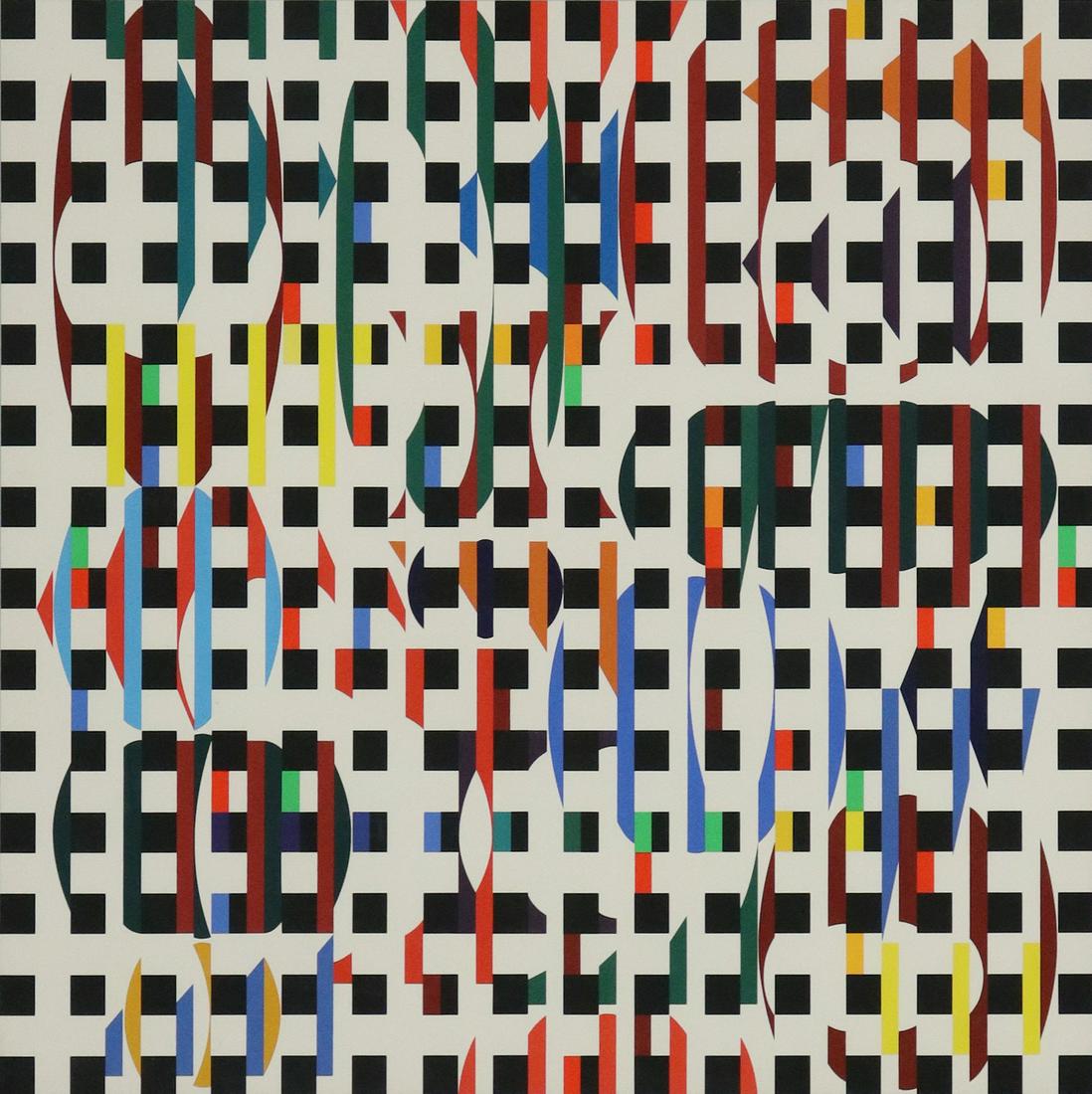 YAACOV AGAM (B.1928) 'POLYPHONIQUE I' SCREENPRINT (1 of 5)