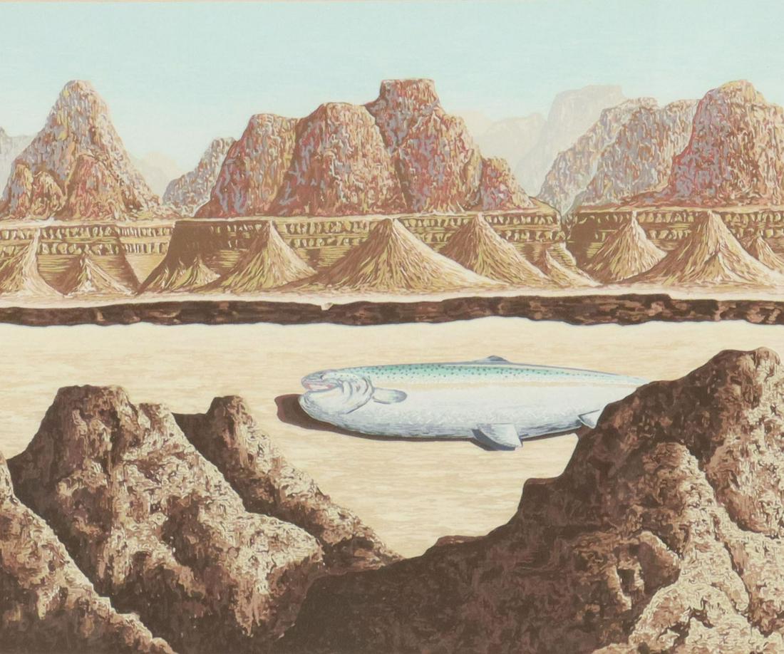 DALLAS JOHN (B.1945) 'PESCADO PERDIDO' SILKSCREEN (1 of 5)