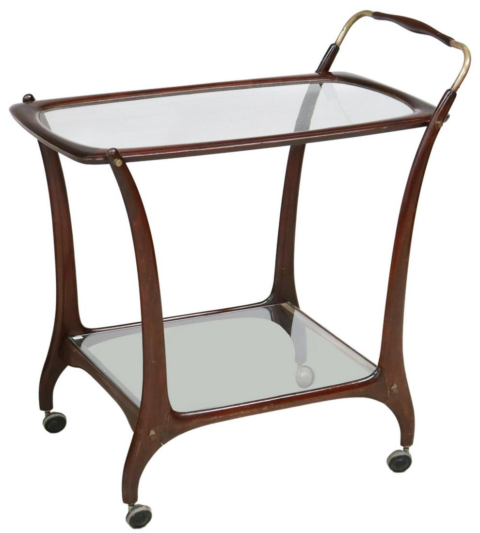 ITALIAN MID-CENTURY MODERN SERVICE BAR CART (1 of 4)