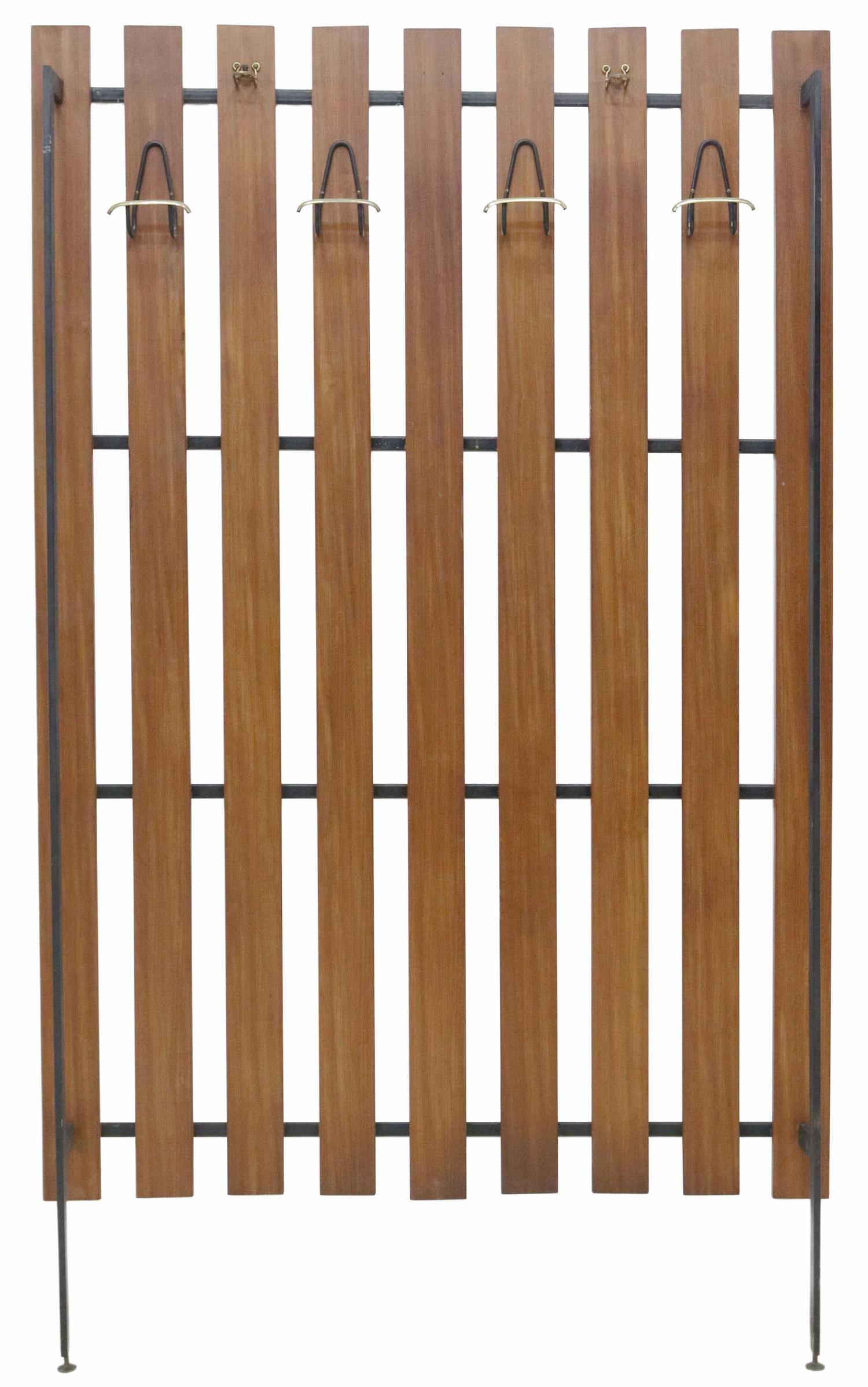 ITALIAN MID-CENTURY MODERN WALL-MOUNTED HALL TREE (1 of 3)