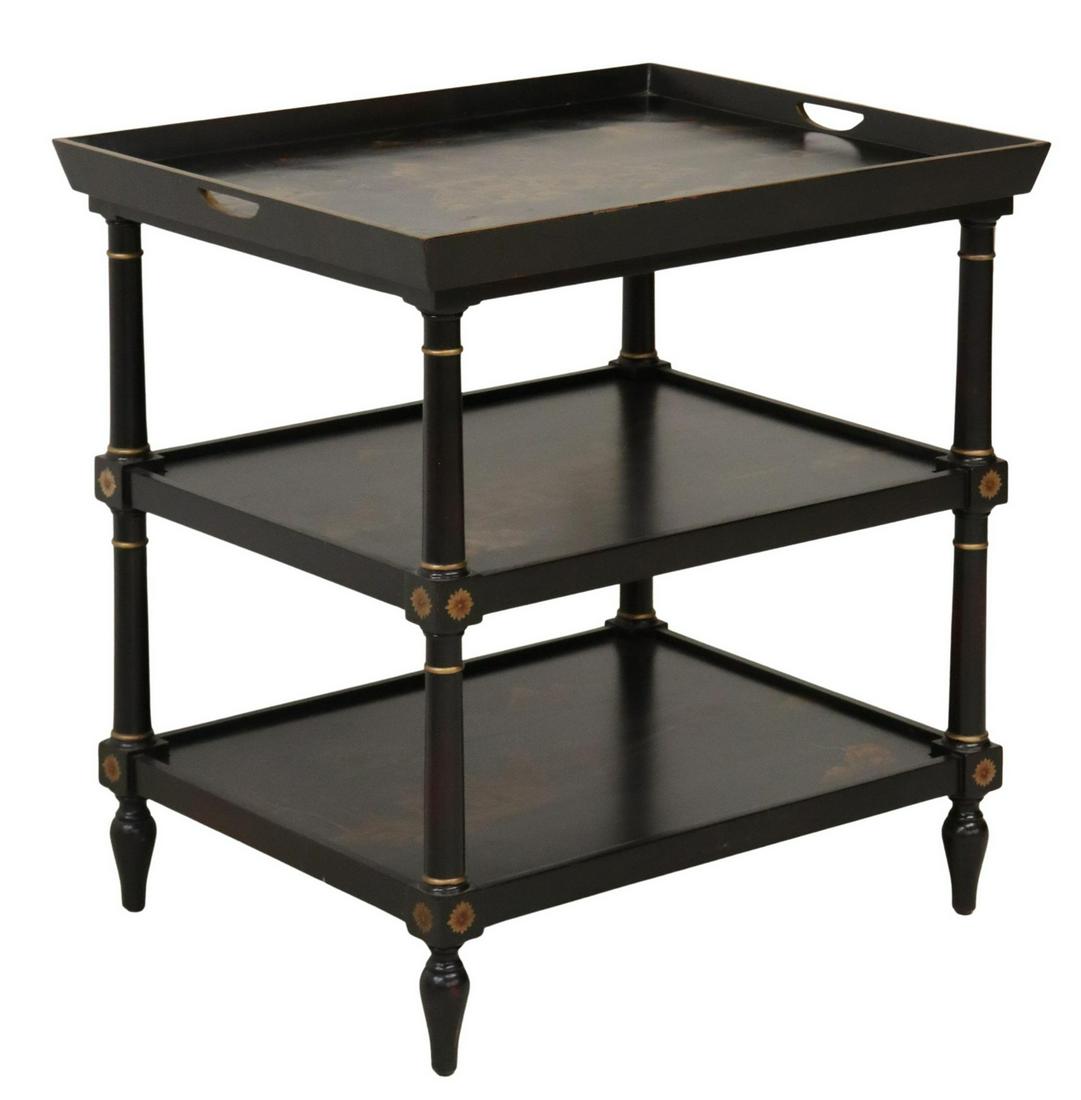 CHINOISERIE DECORATED TRAY-TOP SERVICE TABLE (1 of 5)
