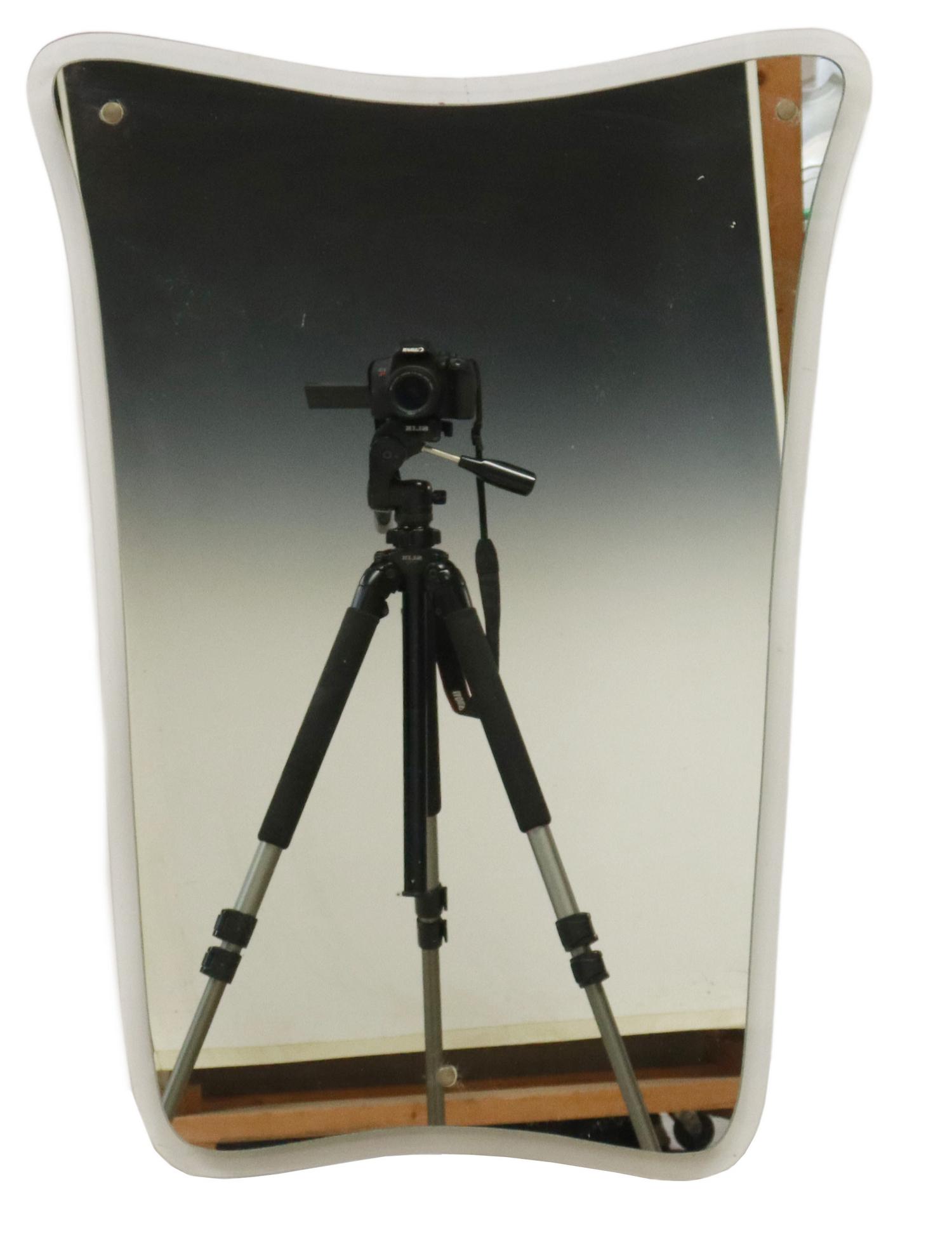 ITALIAN MID-CENTURY MODERN SHAPED MIRROR (1 of 1)