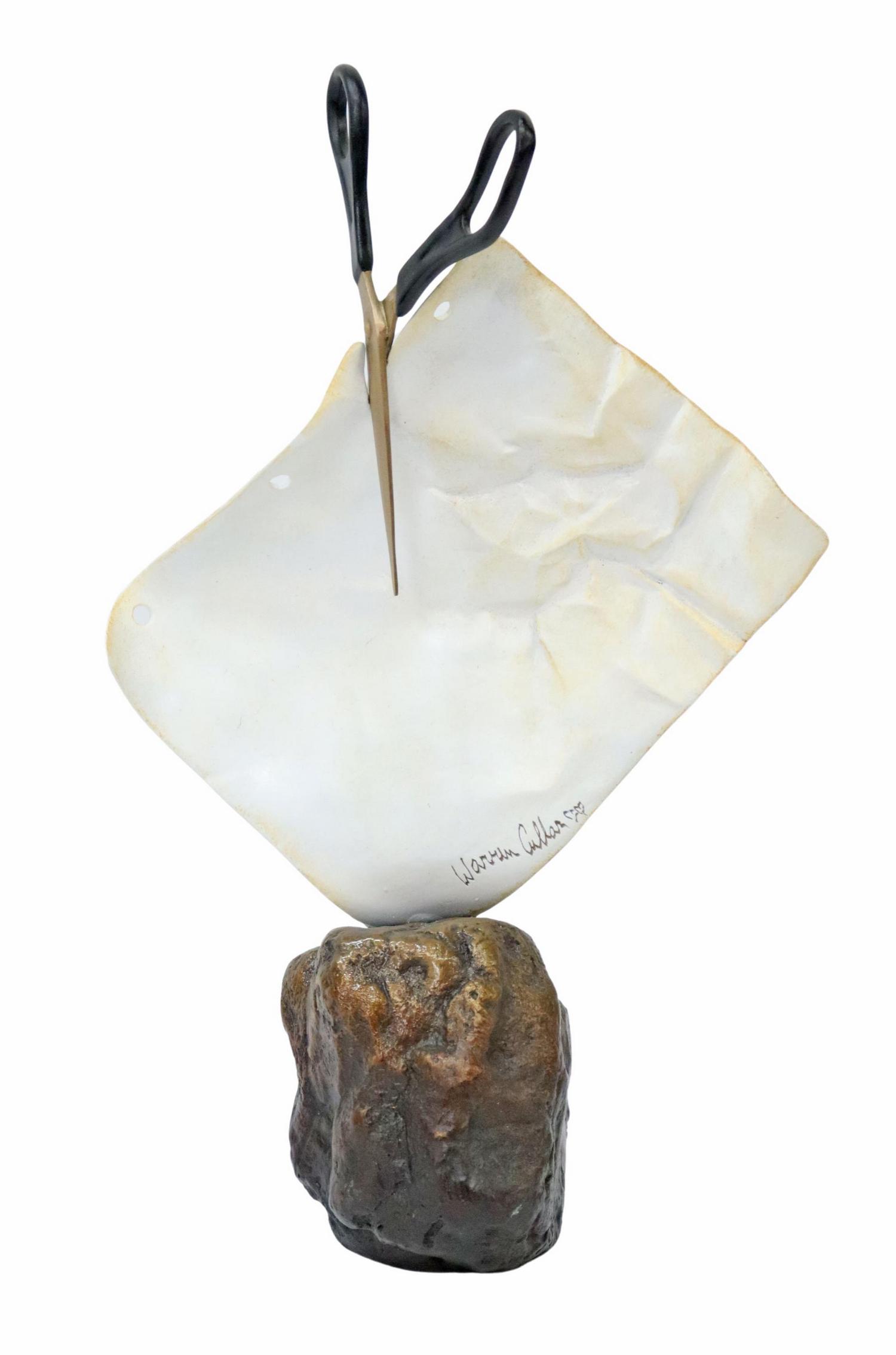 WARREN CULLAR (B.1942) BRONZE SCULPTURE 'WINNER' (1 of 6)