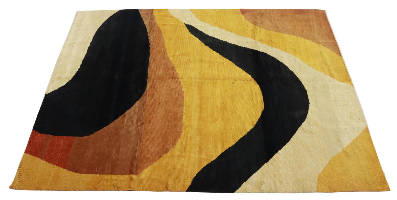 HAND-TIED MODERN RUG, INDIA, 11'6" X 8'10" (1 of 3)