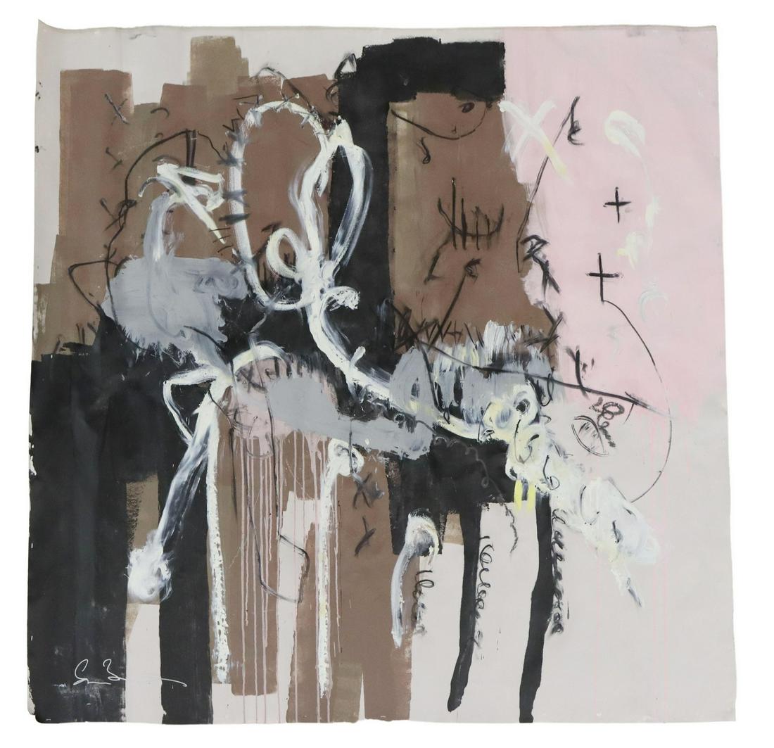 SHANE BOWDEN (B.1974) NEO-EXPRESSIONIST PAINTING (1 of 4)