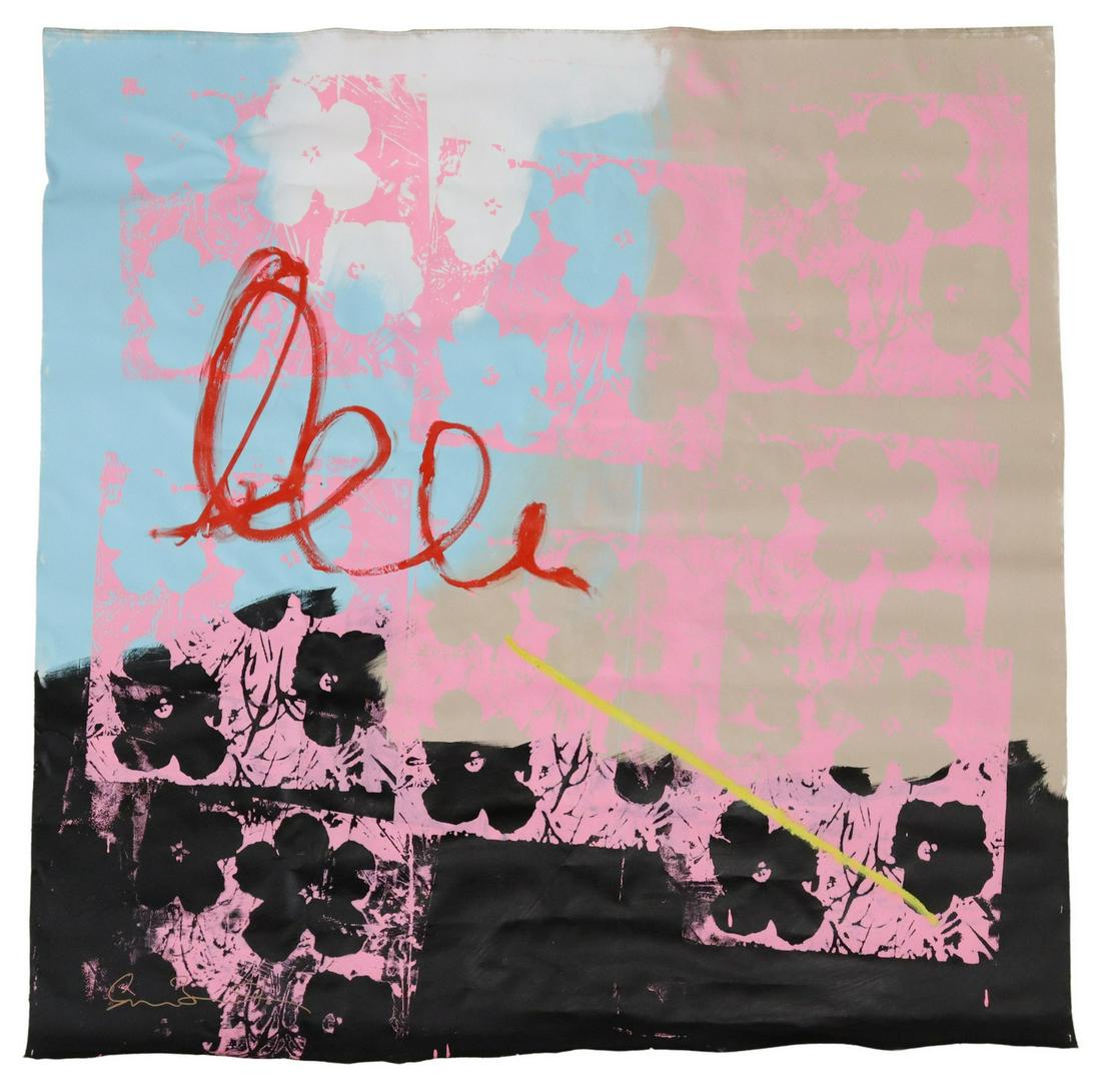 SHANE BOWDEN (B.1974) POP ART PAINTING, 63" X 61" (1 of 4)