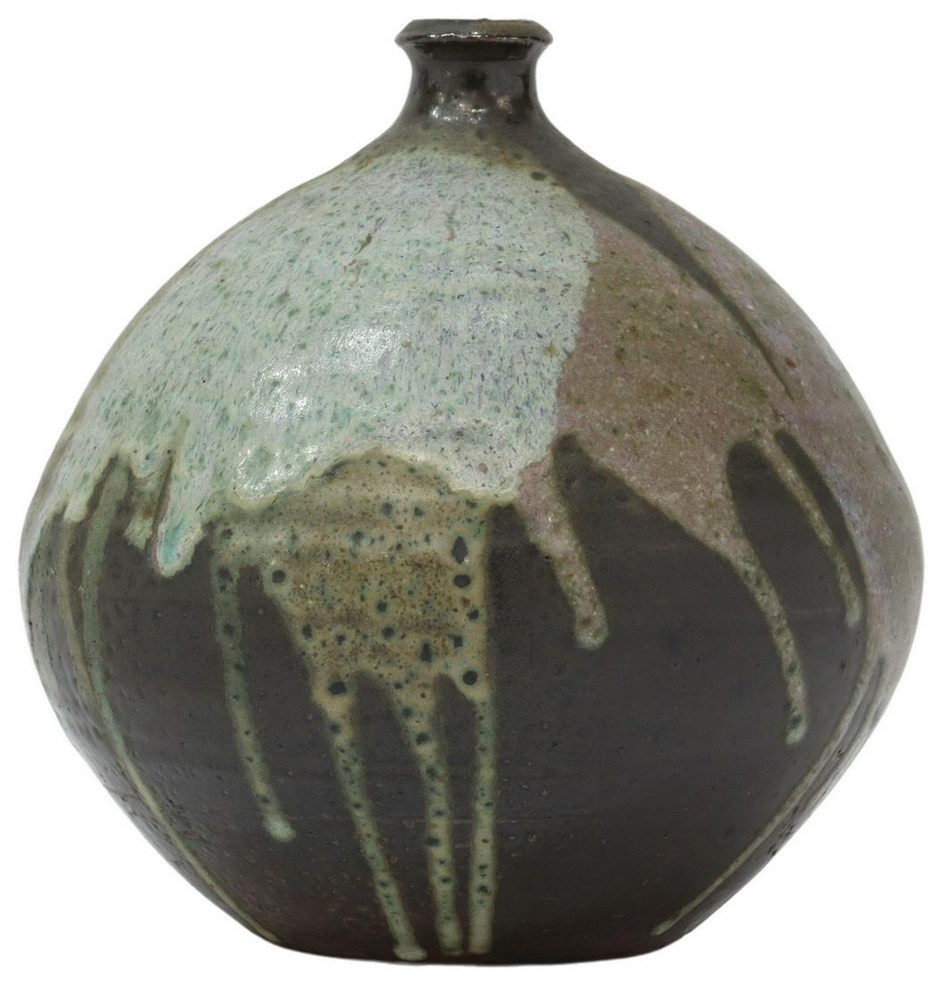 ISHMAEL SOTO (TX, 1932-2017) STUDIO POTTERY VASE (1 of 4)