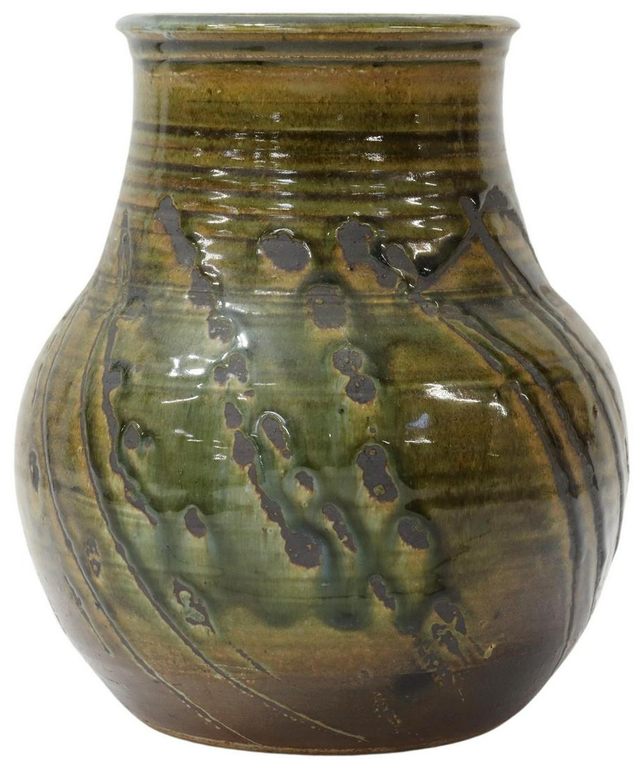 ISHMAEL SOTO (TX, 1932-2017) STUDIO POTTERY VASE (1 of 4)