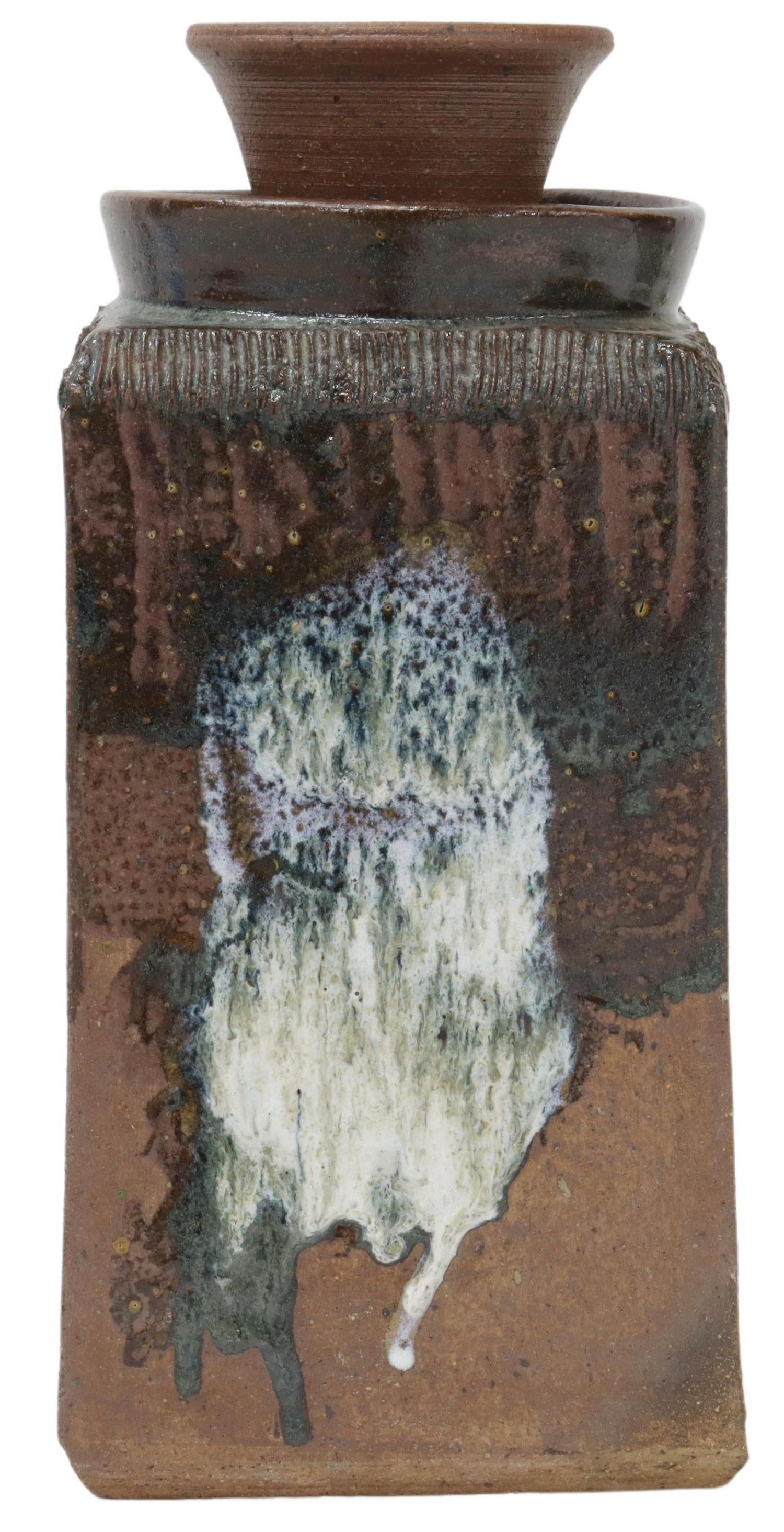 ISHMAEL SOTO (TX, 1932-2017) STUDIO POTTERY JAR (1 of 5)