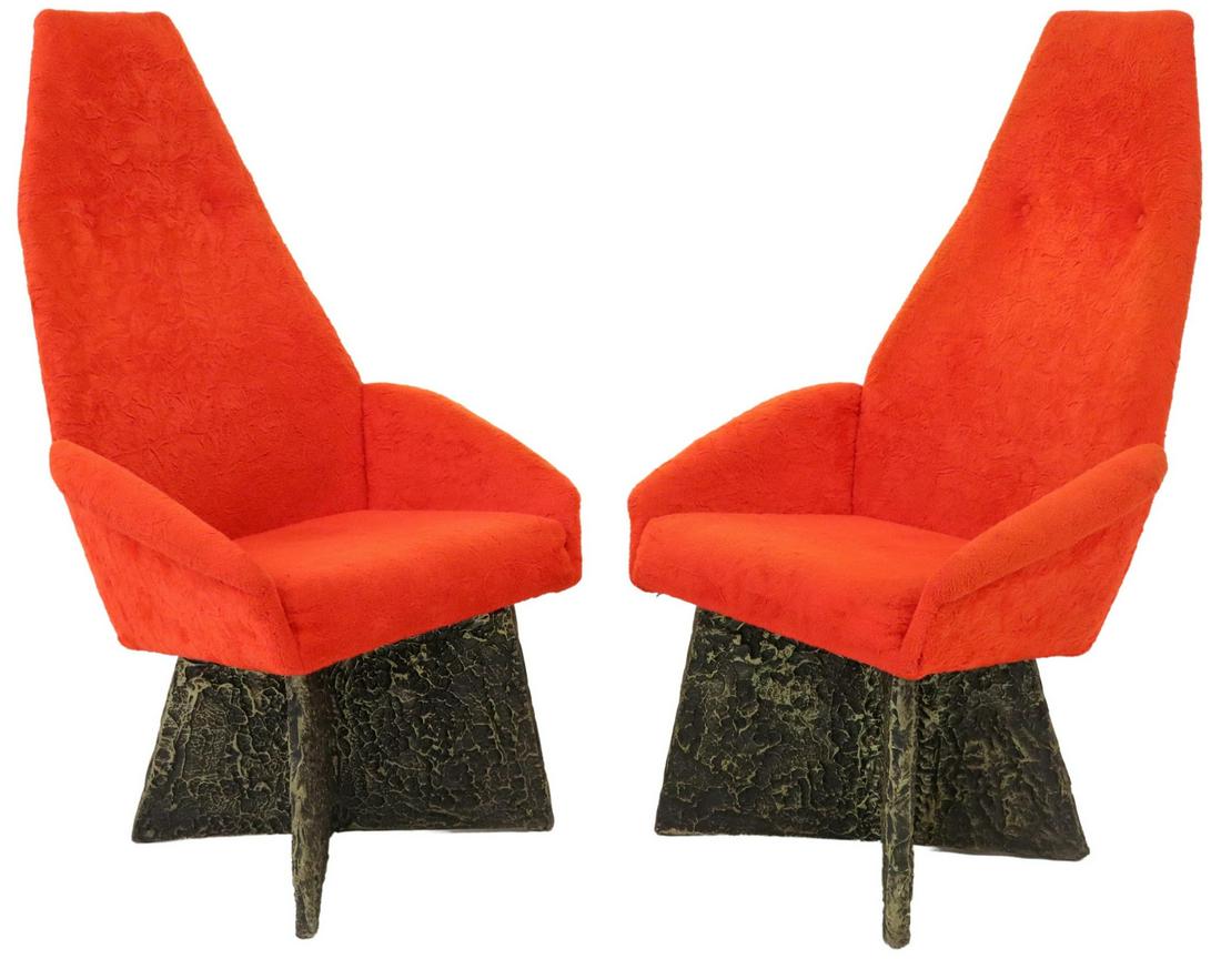 (2) ADRIAN PEARSALL (ATTR) BRUTALIST STYLE CHAIRS (1 of 3)