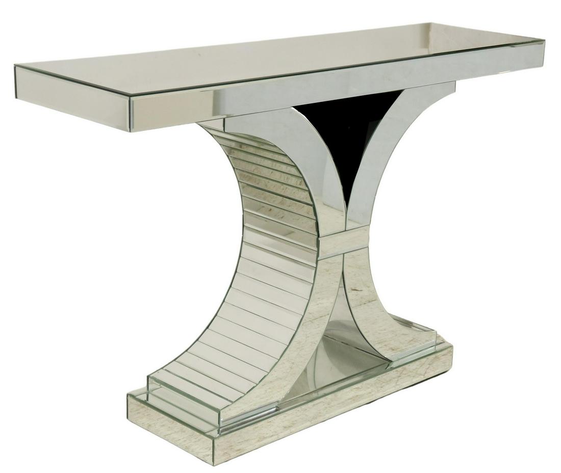 CONTEMPORARY MIRRORED CONSOLE TABLE (1 of 2)