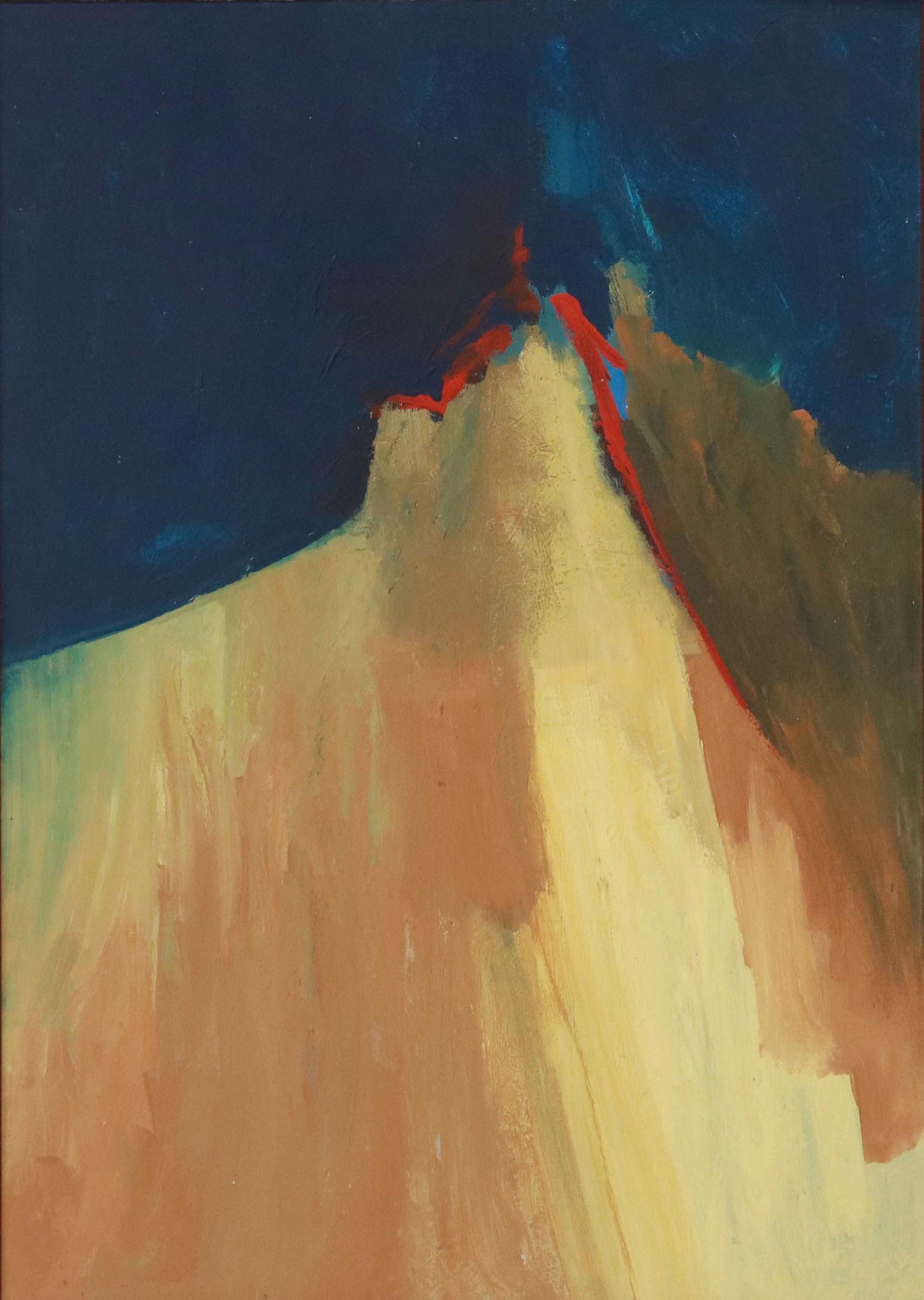 RICHARD STOUT (1934-2020) FRAMED ABSTRACT PAINTING (1 of 6)