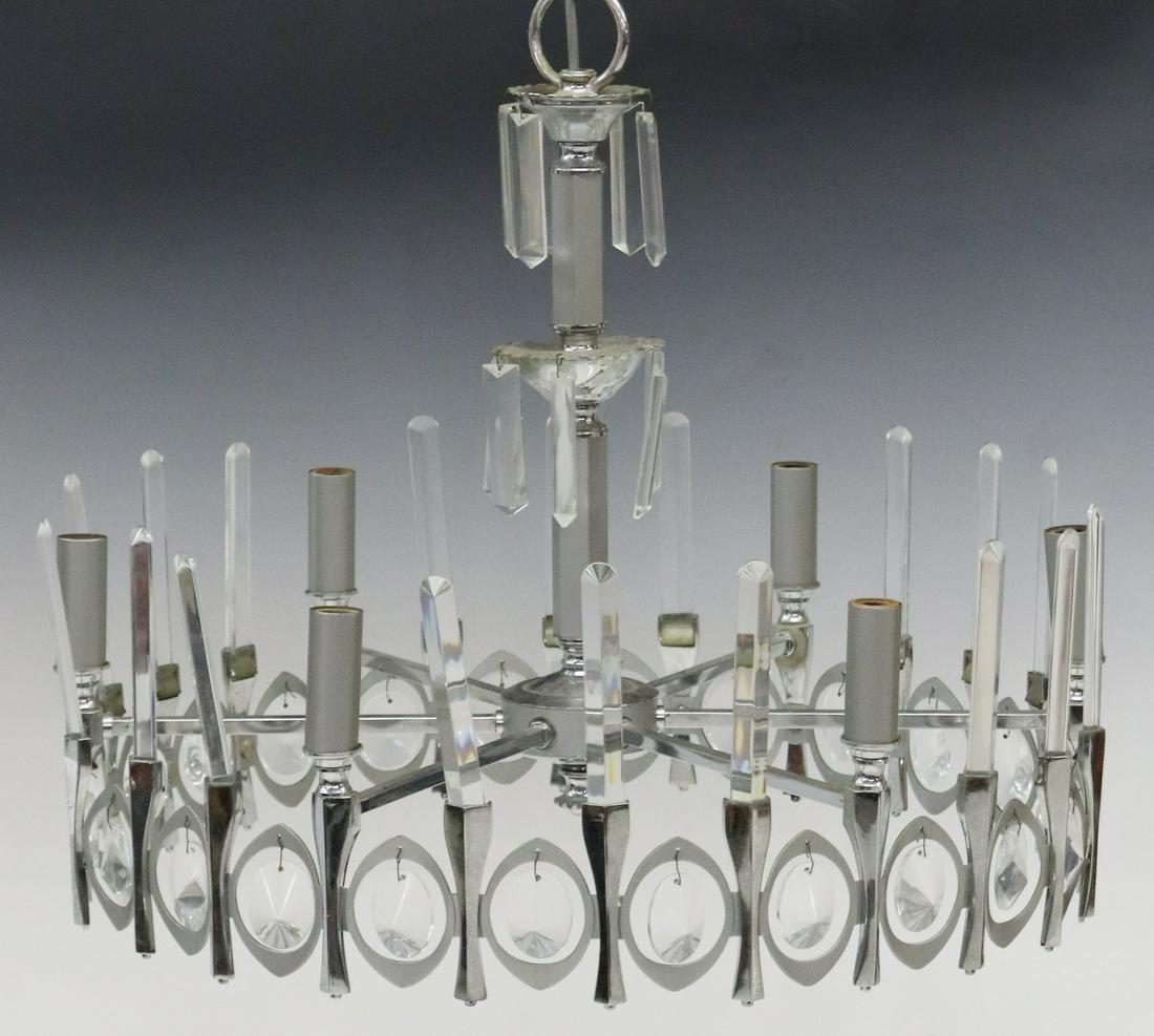 GAETANO SCIOLARI ITALIAN MID-CENTURY CHANDELIER (1 of 3)