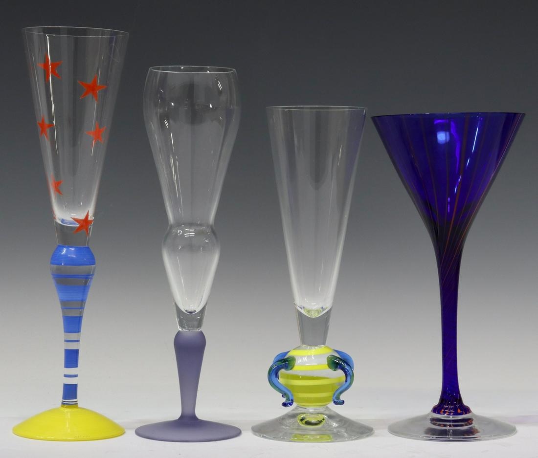 (4) ORREFORS ORLANDO & CLOWN GLASS STEMWARE (1 of 5)