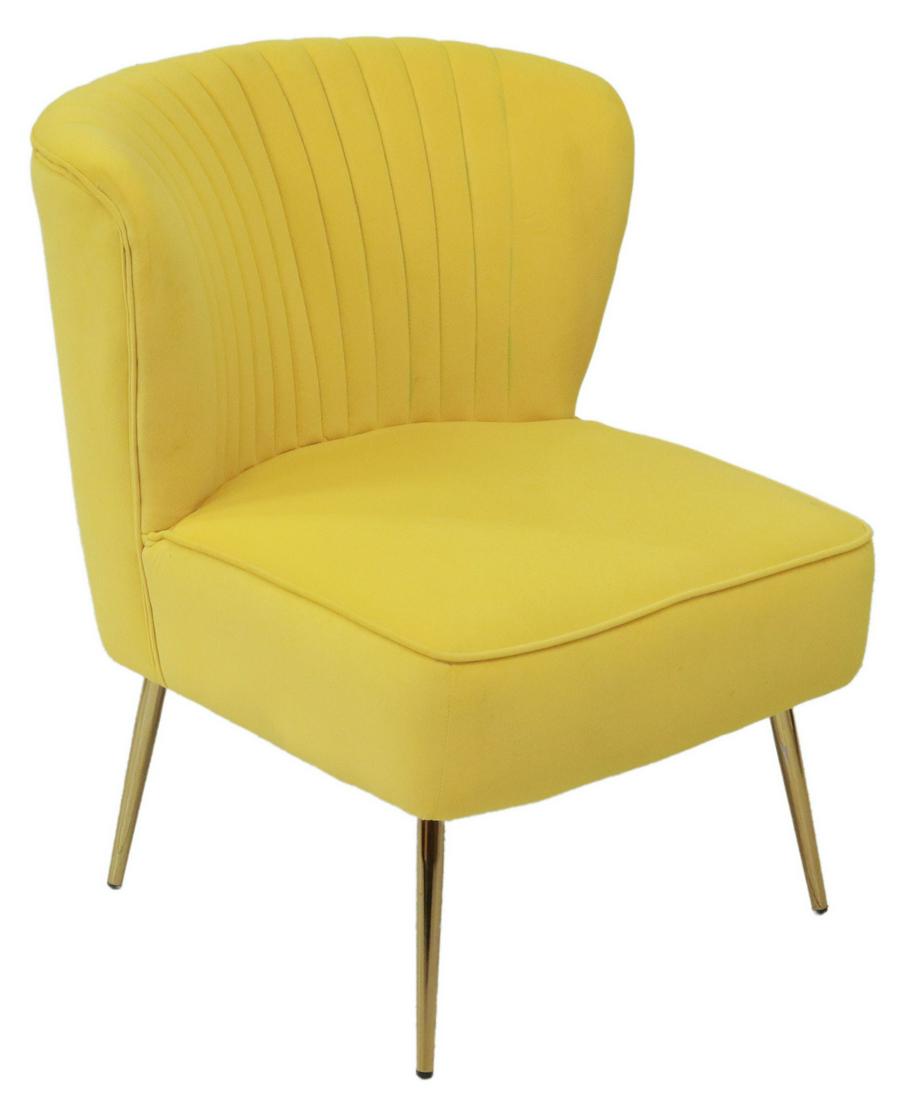 CONTEMPORARY VELVET UPHOLSTERED SIDE CHAIR (1 of 7)