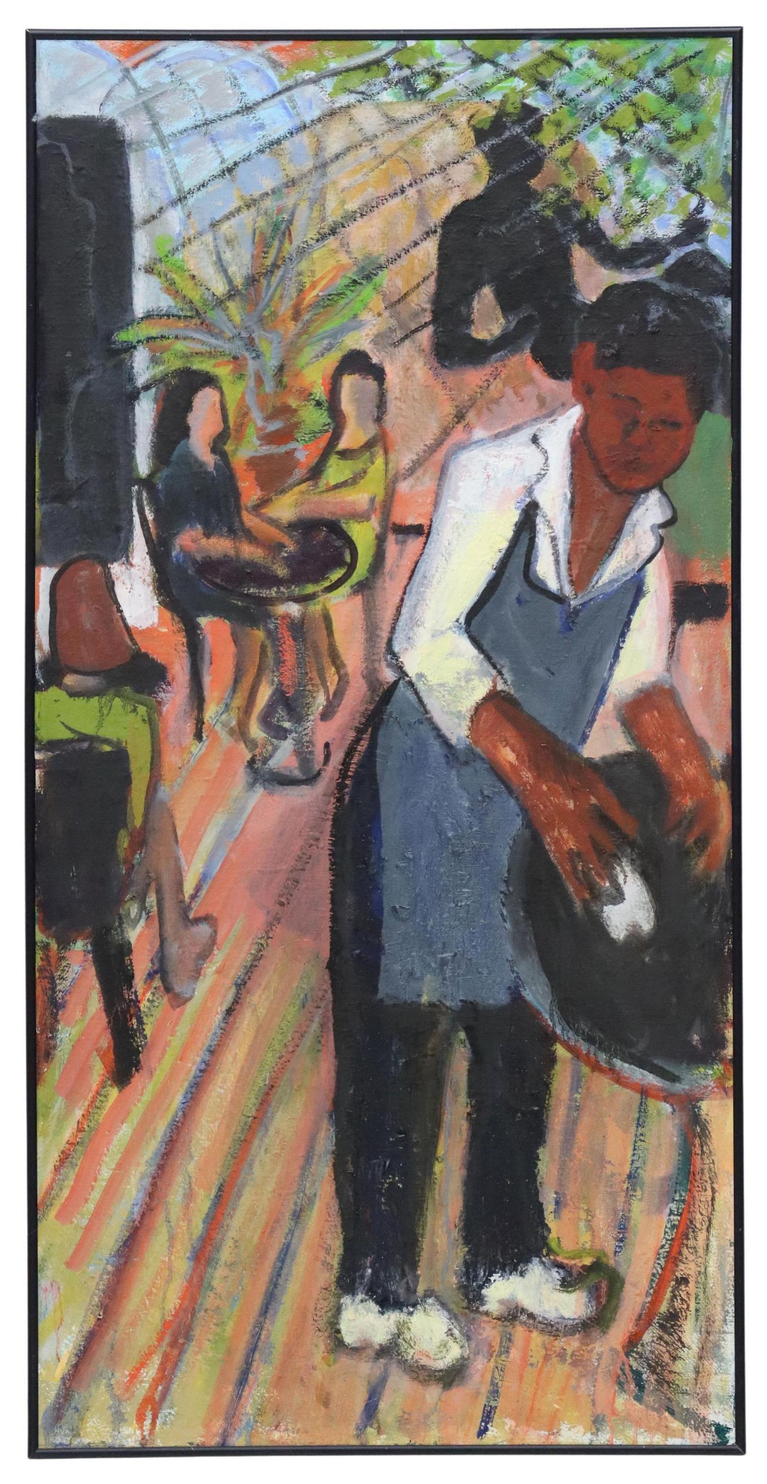 LENA PACK (D.2016) FRAMED OIL ON BOARD PAINTING (1 of 2)