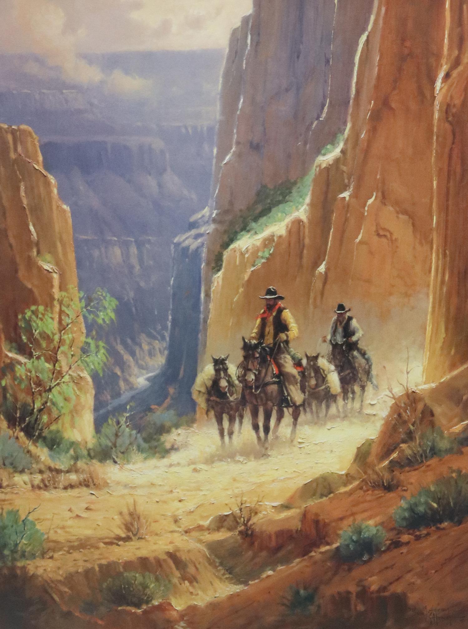 SIGNED G. HARVEY (D.2017) CORRIDOR OF TIME PRINT (1 of 6)