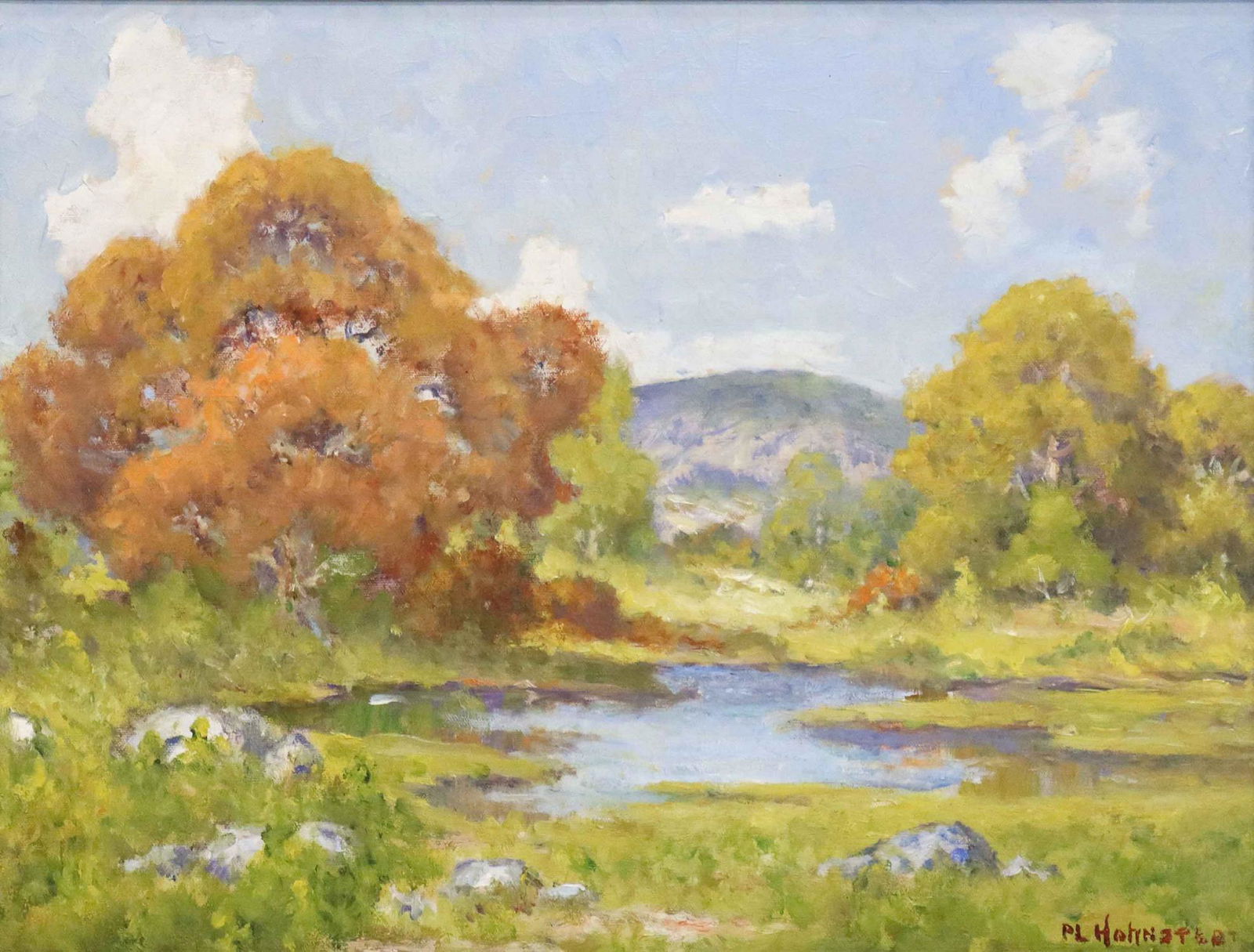 PETER HOHNSTEDT (D.1957) AUTUMN LANDSCAPE (1 of 4)