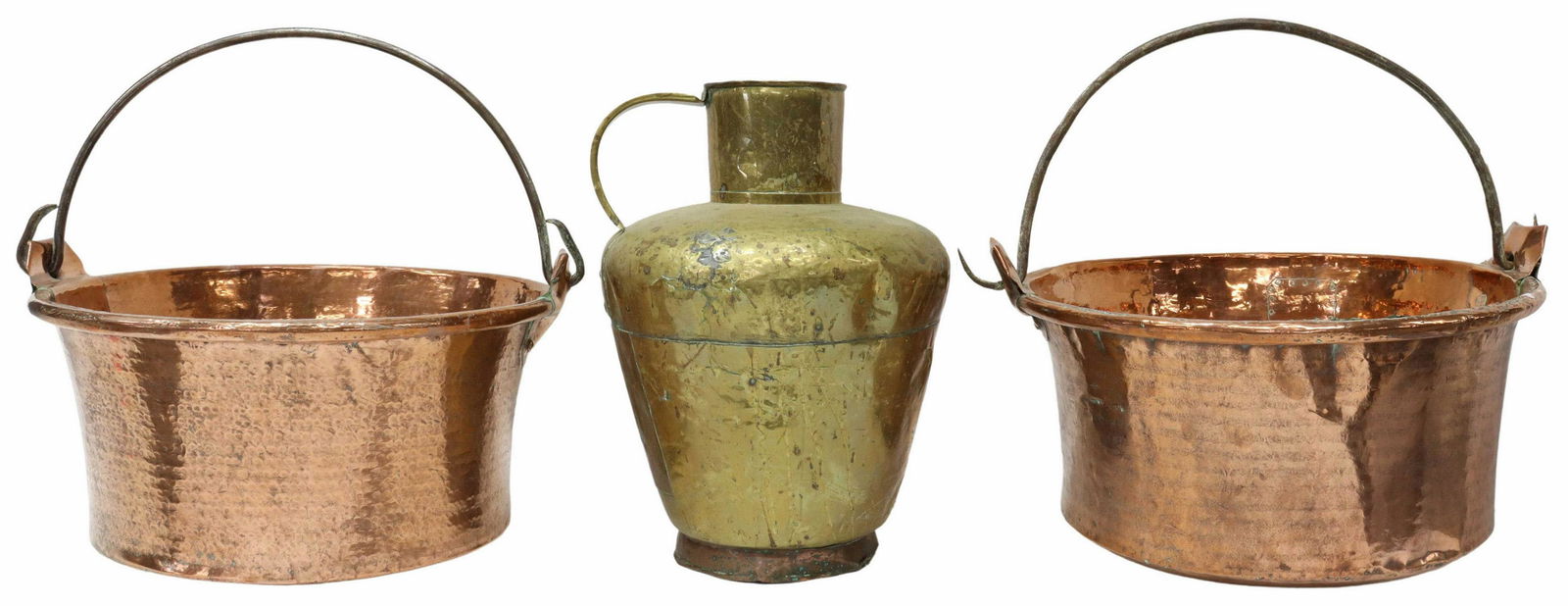 (3) LARGE FRENCH COPPER & BRASS KITCHENWARE (1 of 4)