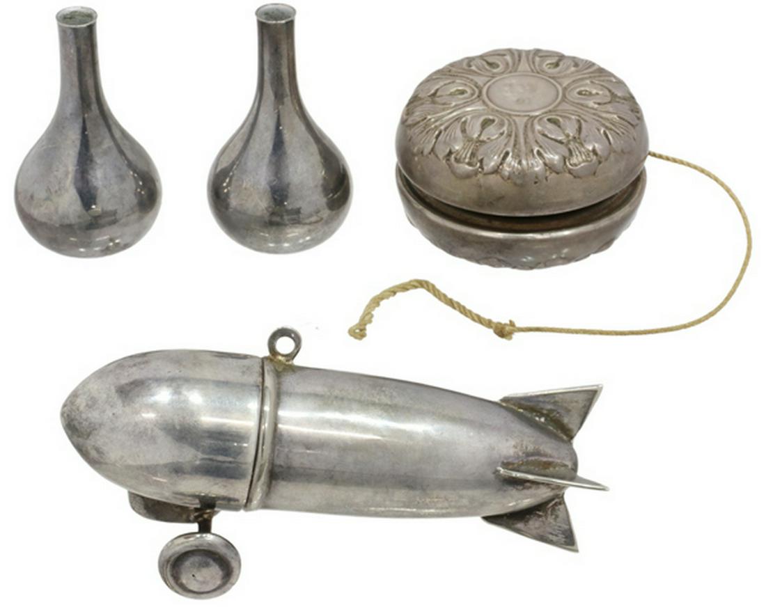 4) ZEPPELIN TOOTHPICK, GORHAM YOYO & DANSK CANDLES (1 of 4)