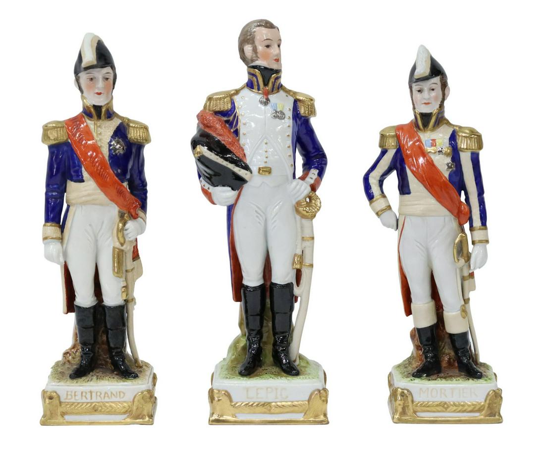 (3) GERMAN SCHEIBE-ALSBACH PORCELAIN GENERALS (1 of 8)