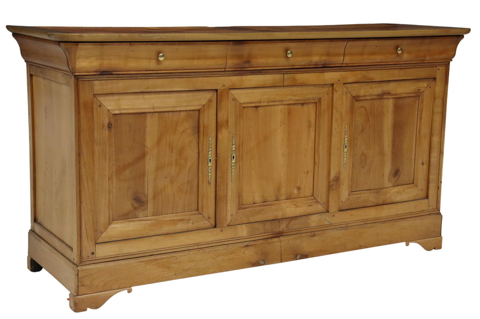 FRENCH LOUIS PHILIPPE STYLE FRUITWOOD SIDEBOARD (1 of 6)