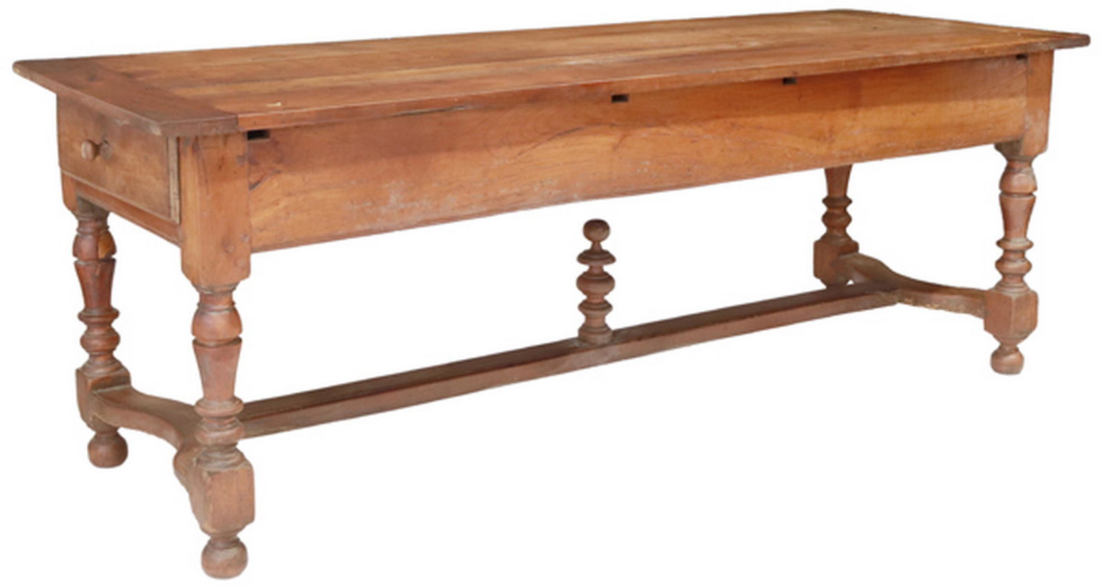 FRENCH PROVINCIAL FARMHOUSE TABLE, 80.5"L (1 of 5)