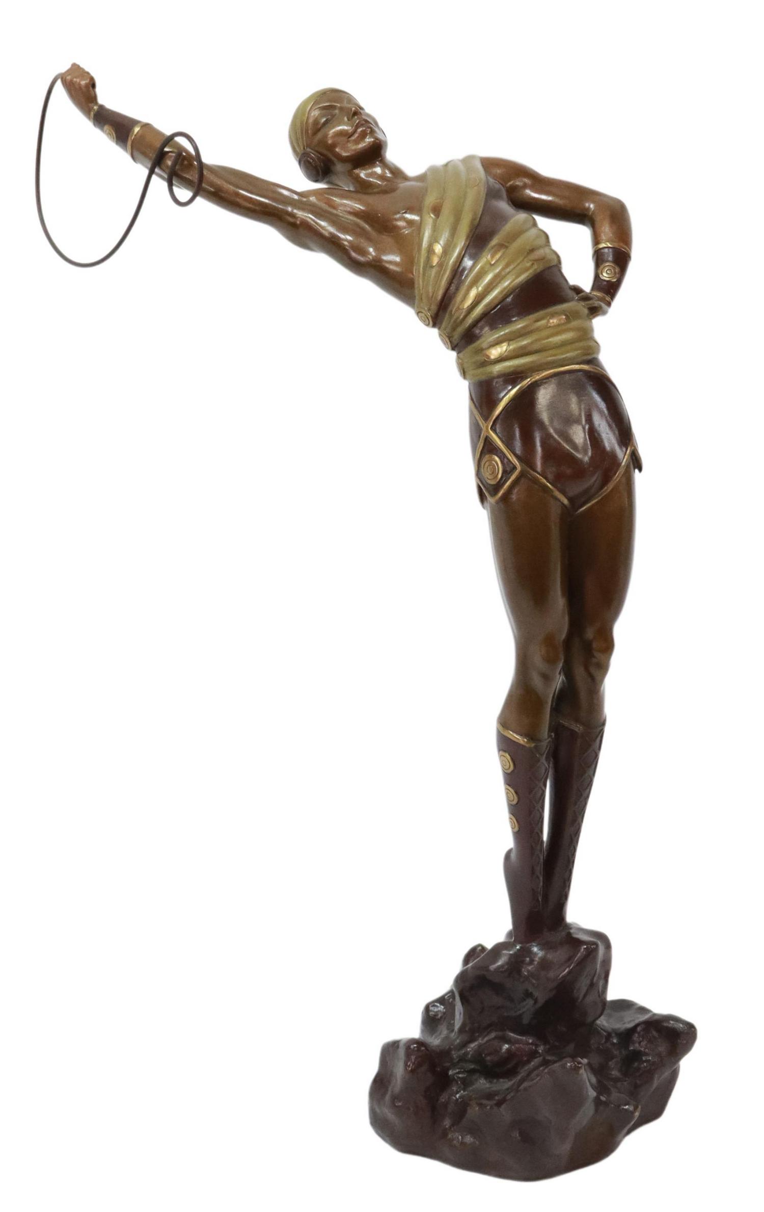 AFTER ERTE (1892-1990) LE DANSEUR BRONZE SCULPTURE (1 of 10)