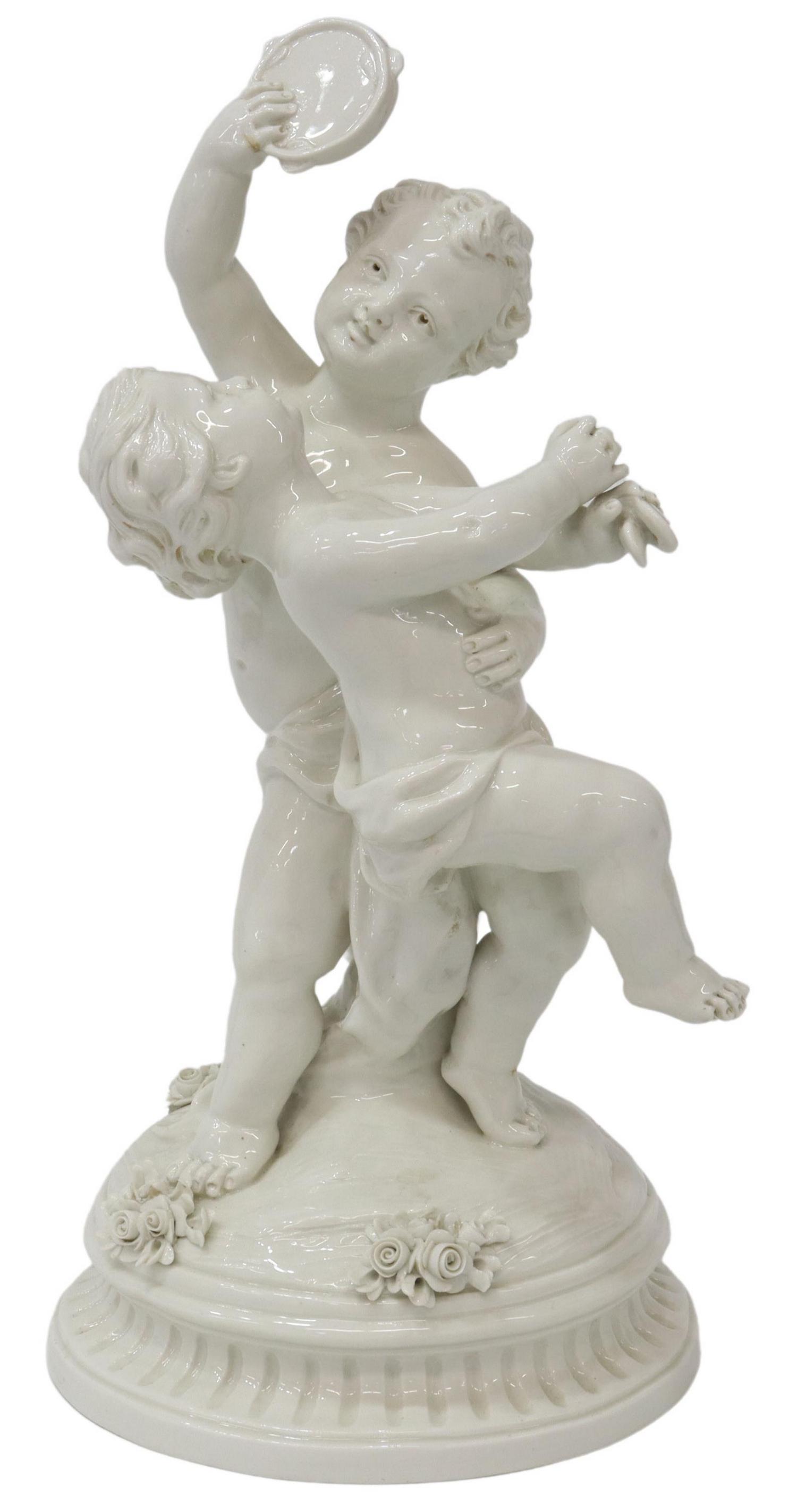 UMBERTO ONESTO CAPODIMONTE PORCELAIN FIGURE GROUP (1 of 6)