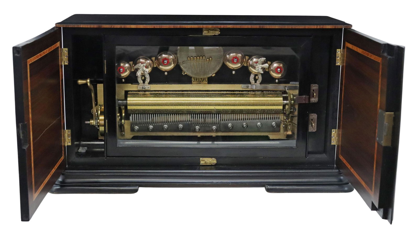 EXCEPTIONAL SWISS MARQUETRY & MOP MUSIC BOX (1 of 10)