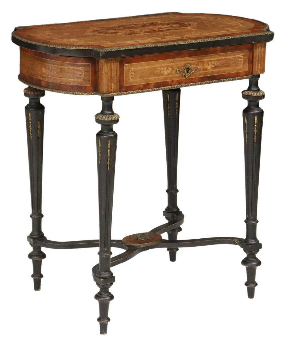 FRENCH NAPOLEON III MARQUETRY DRESSING TABLE (1 of 9)