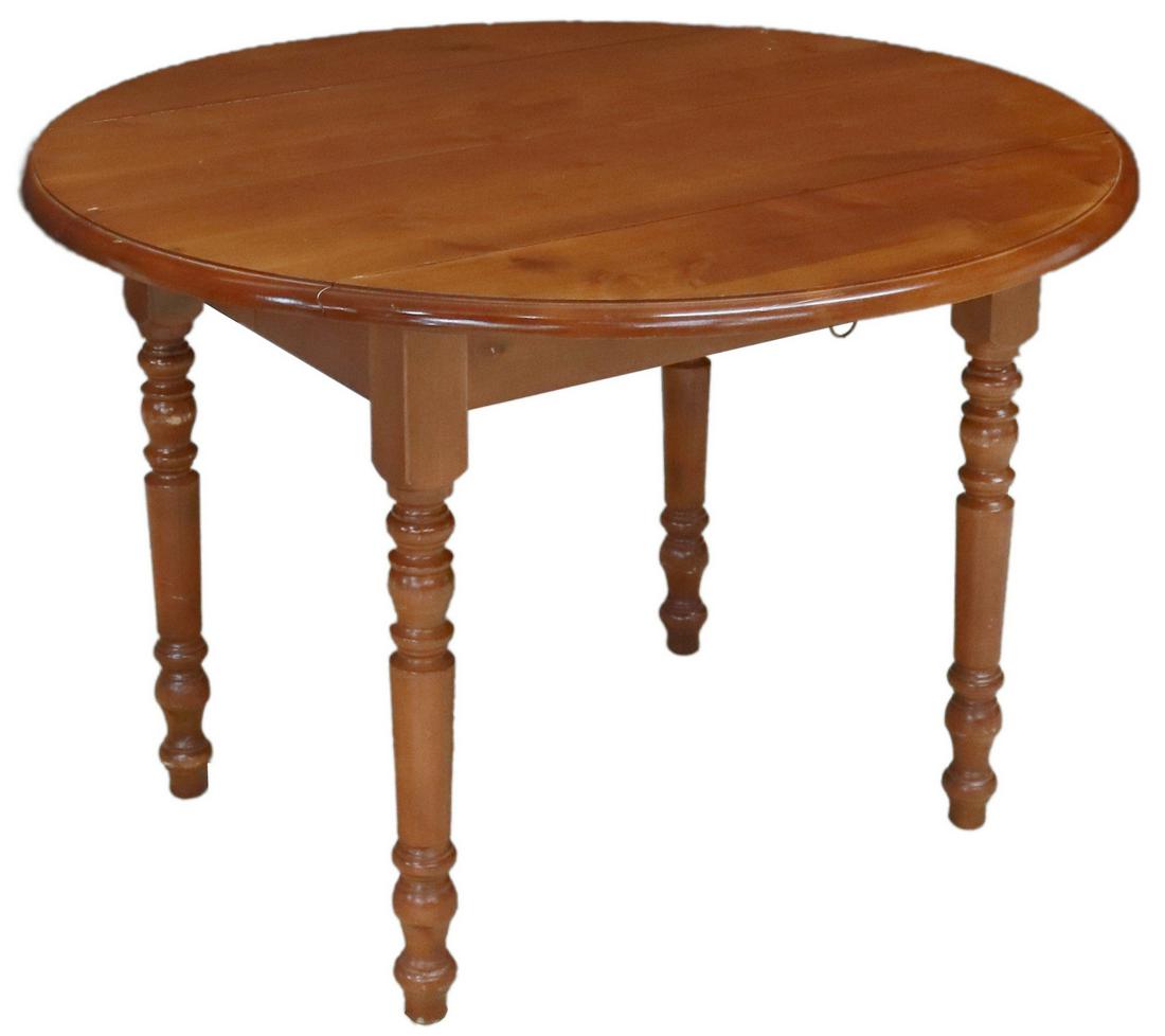 FRENCH FRUITWOOD DROP-LEAF TABLE (1 of 6)
