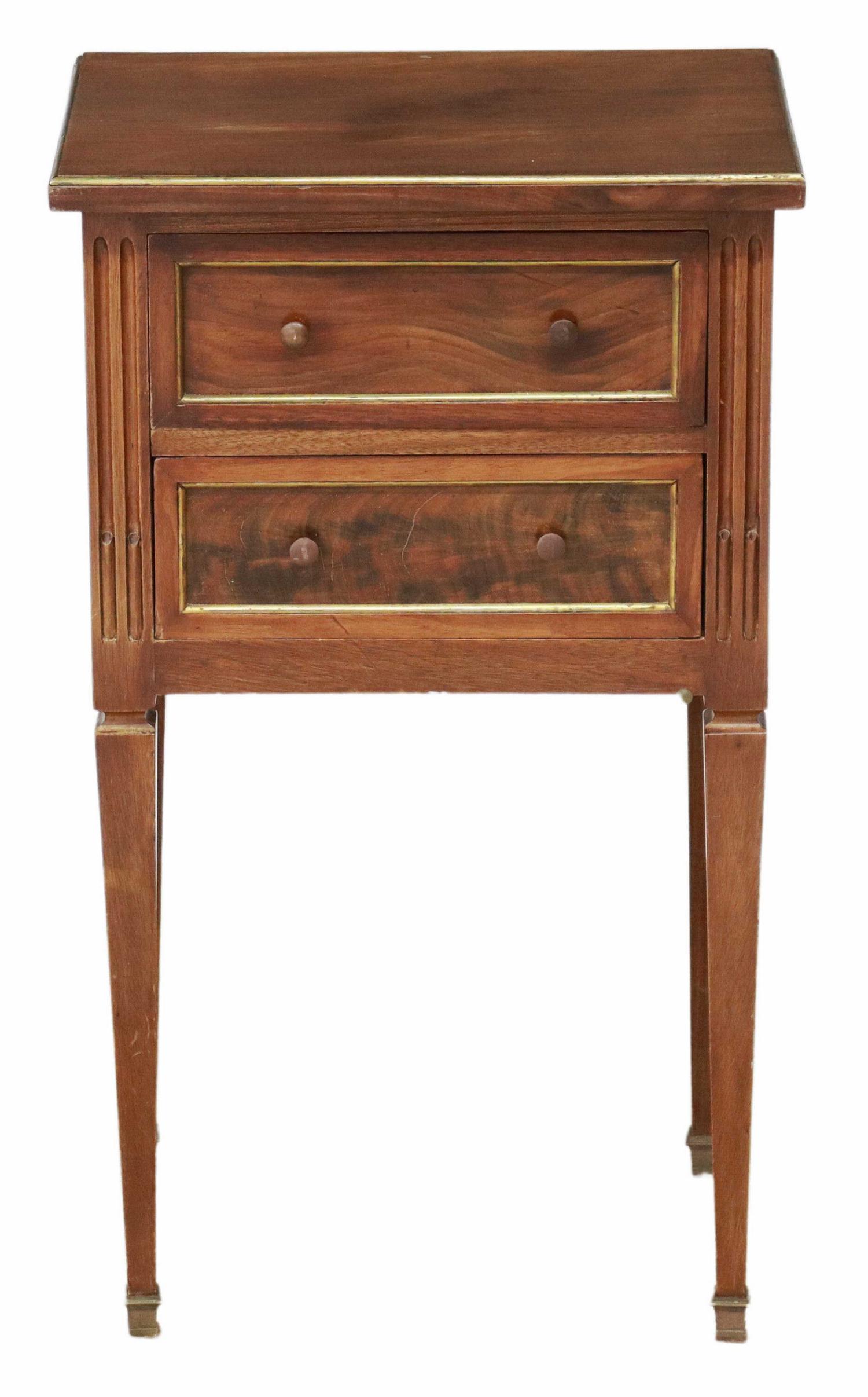 LOUIS XVI STYLE TWO-DRAWER STAND (1 of 4)