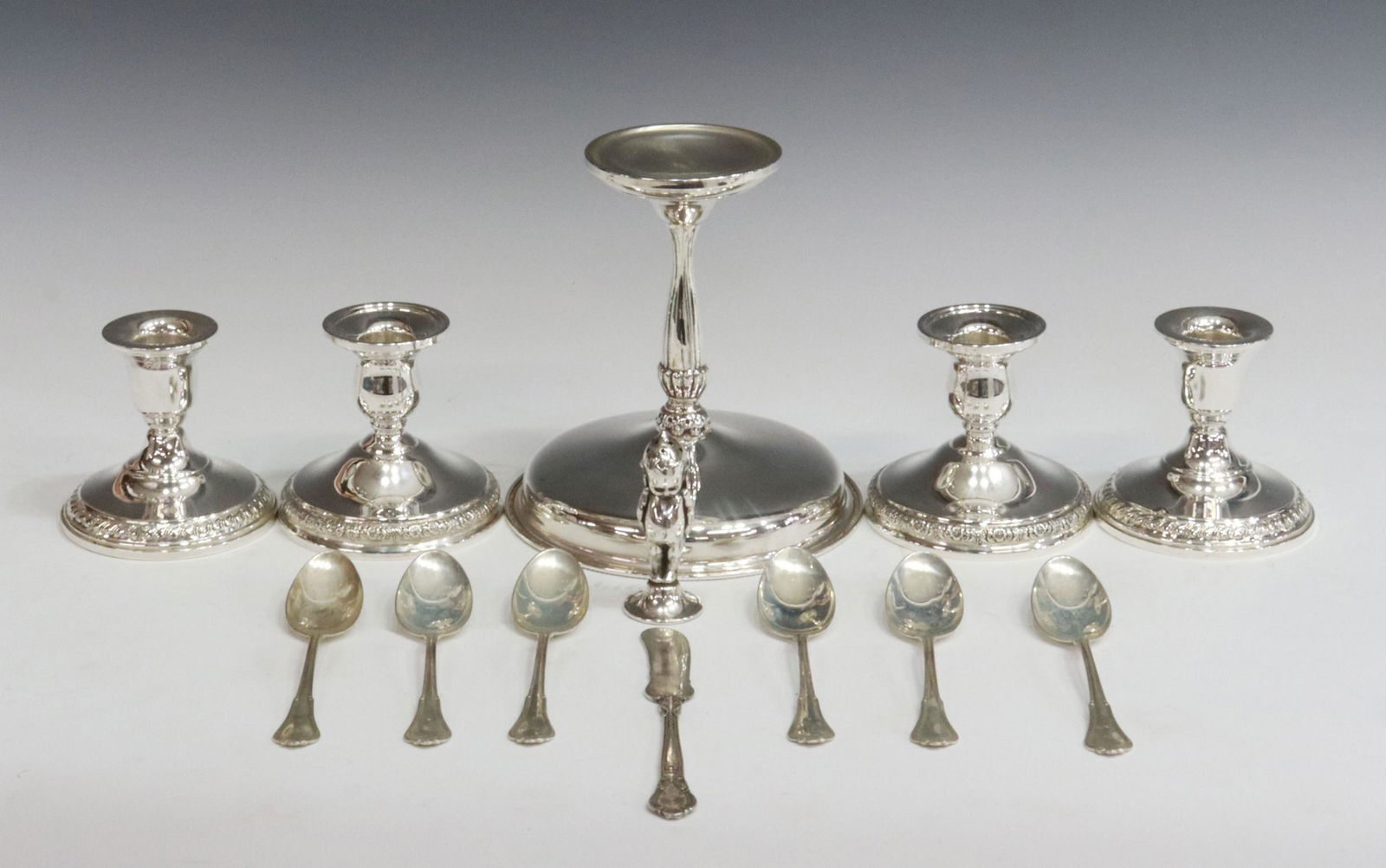 (13) STERLING FLATWARE & WEIGHTED TABLE ITEMS (1 of 5)