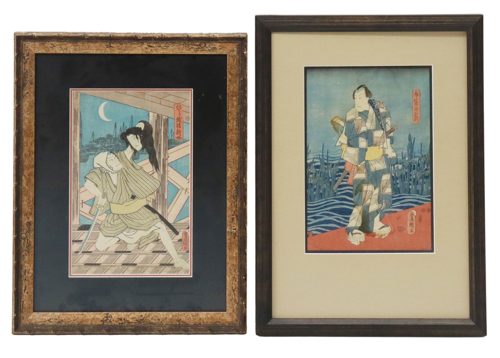 (2) UTAGAWA KUNISADA (1786-1865) WOODBLOCK PRINTS (1 of 4)