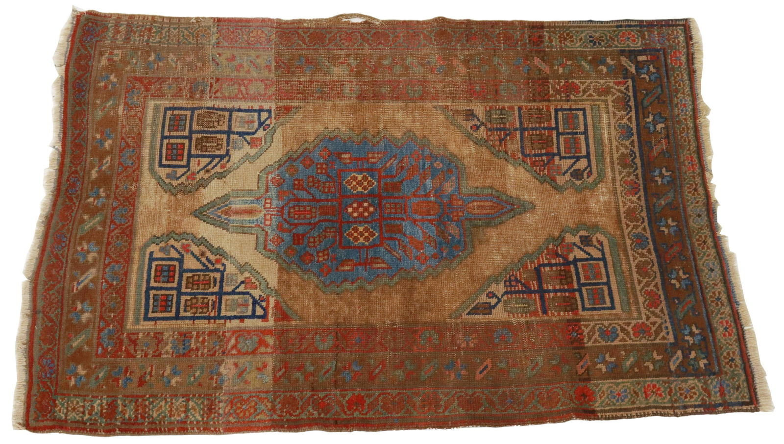 HAND-TIED PERSIAN KOLYAI RUG, 5'4" X 3'5.75" (1 of 3)