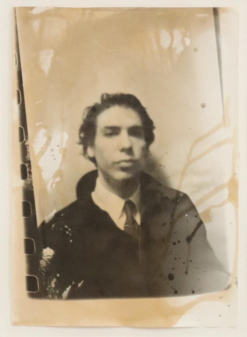 WALTER DAHN (B.1954) PORTRAIT OF GEORGE CONDO (1 of 3)