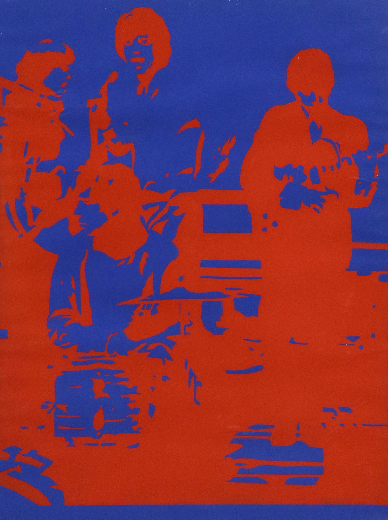 BOB STANLEY (1932-1997) ROLLING STONES SILKSCREEN (1 of 4)