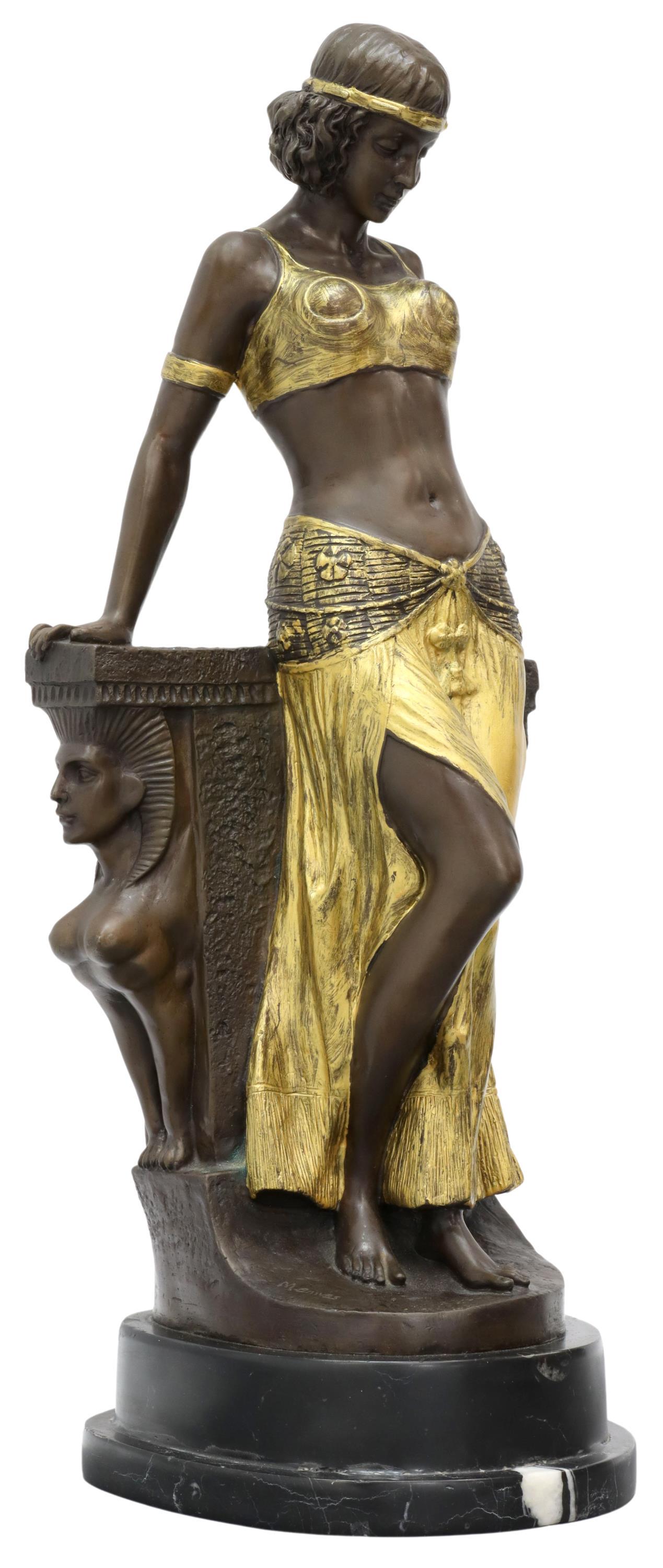 ART DECO STYLE COLD PAINTED BRONZE SCULPTURE (1 of 6)