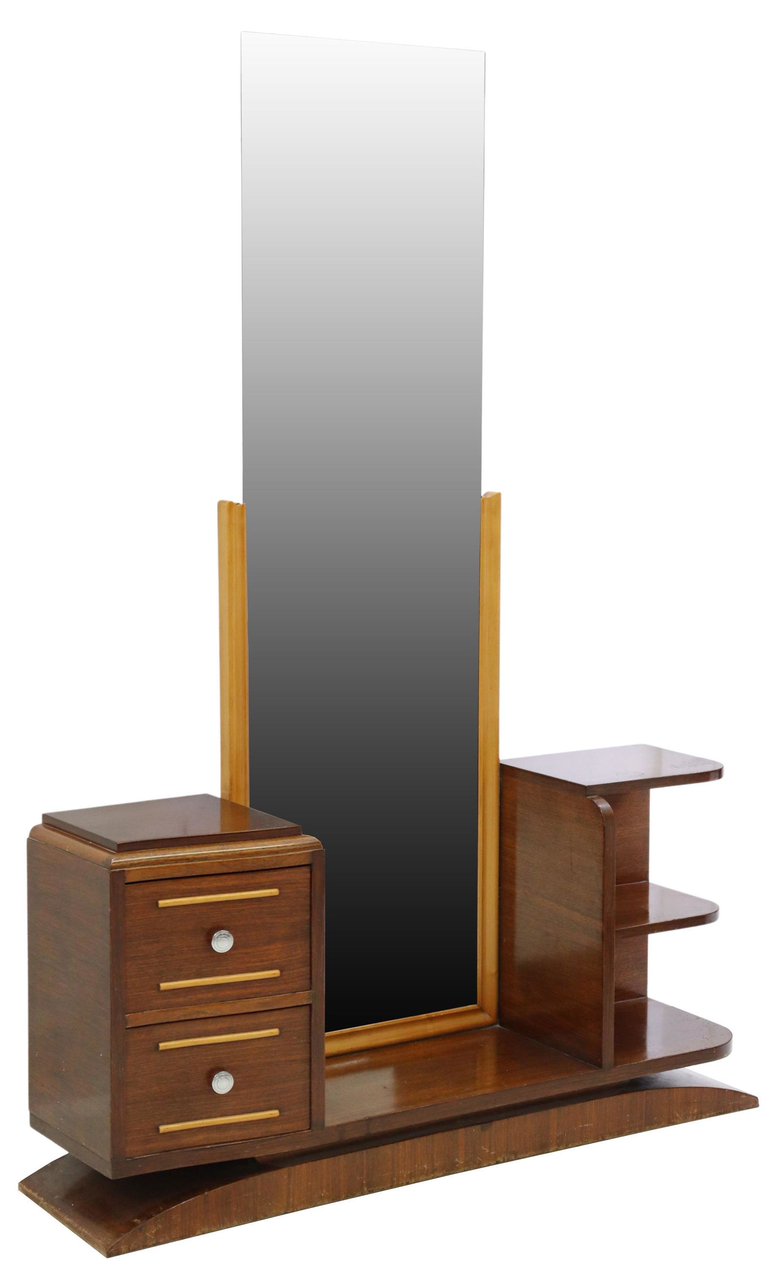 ART DECO ROSEWOOD & MAPLE VANITY DRESSING TABLE (1 of 5)