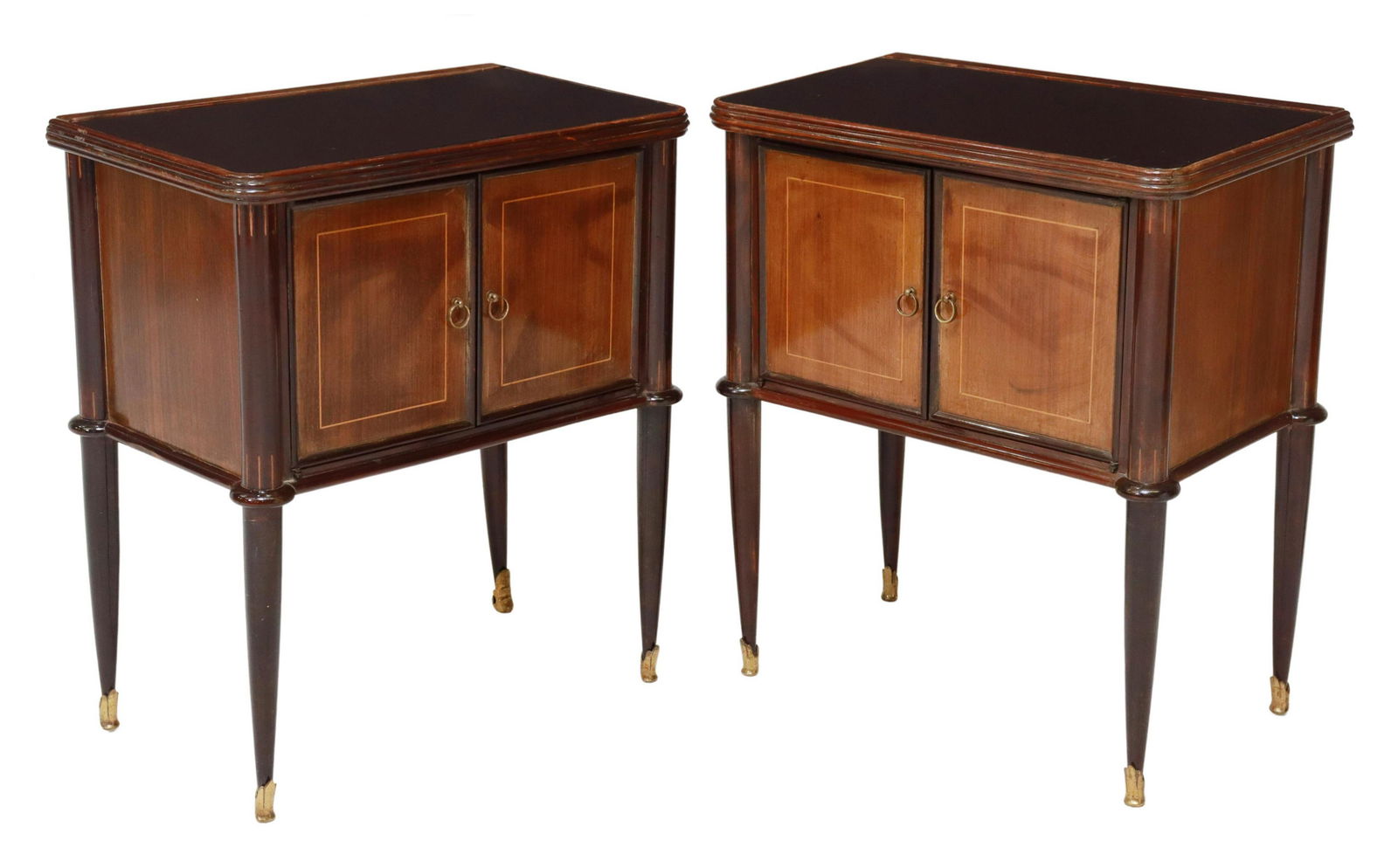 (2) ITALIAN MID-CENTURY MODERN BEDSIDE CABINETS (1 of 5)
