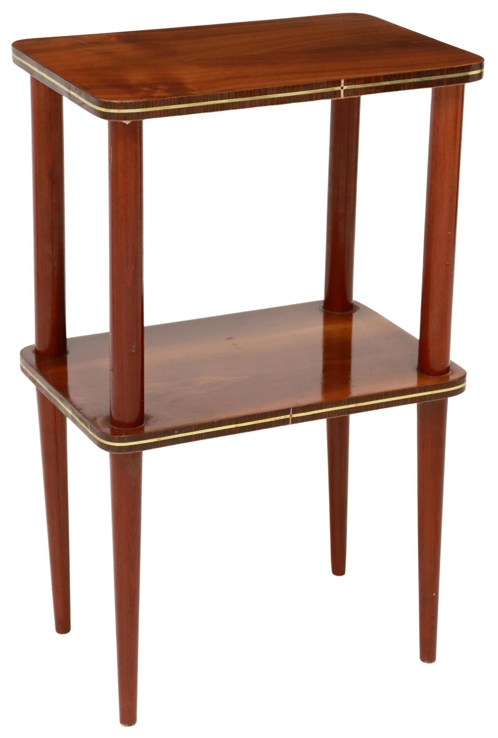 ITALIAN MID-CENTURY MODERN TWO-TIER SIDE TABLE (1 of 4)