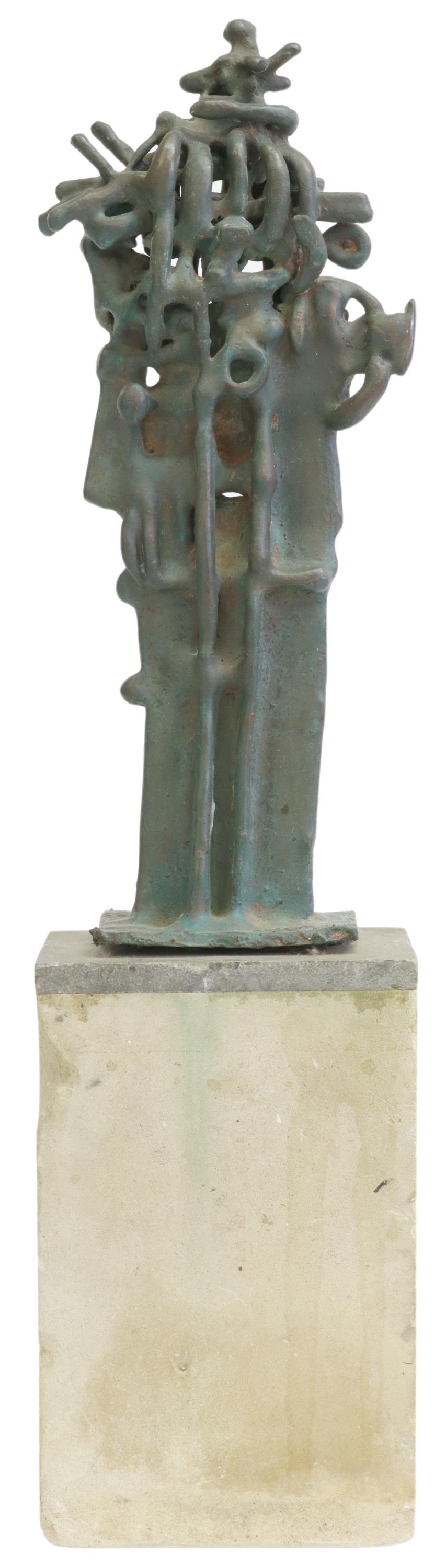GENE OWENS (TX, B.1931) MODERNIST BRONZE SCULPTURE (1 of 5)