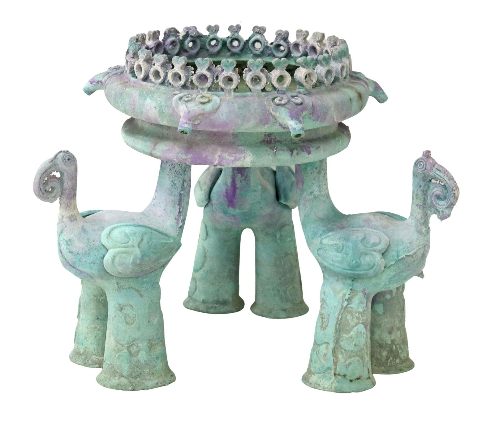 GENE OWENS (ATTRIB) BRONZE SCULPTURAL FOUNTAIN (1 of 4)